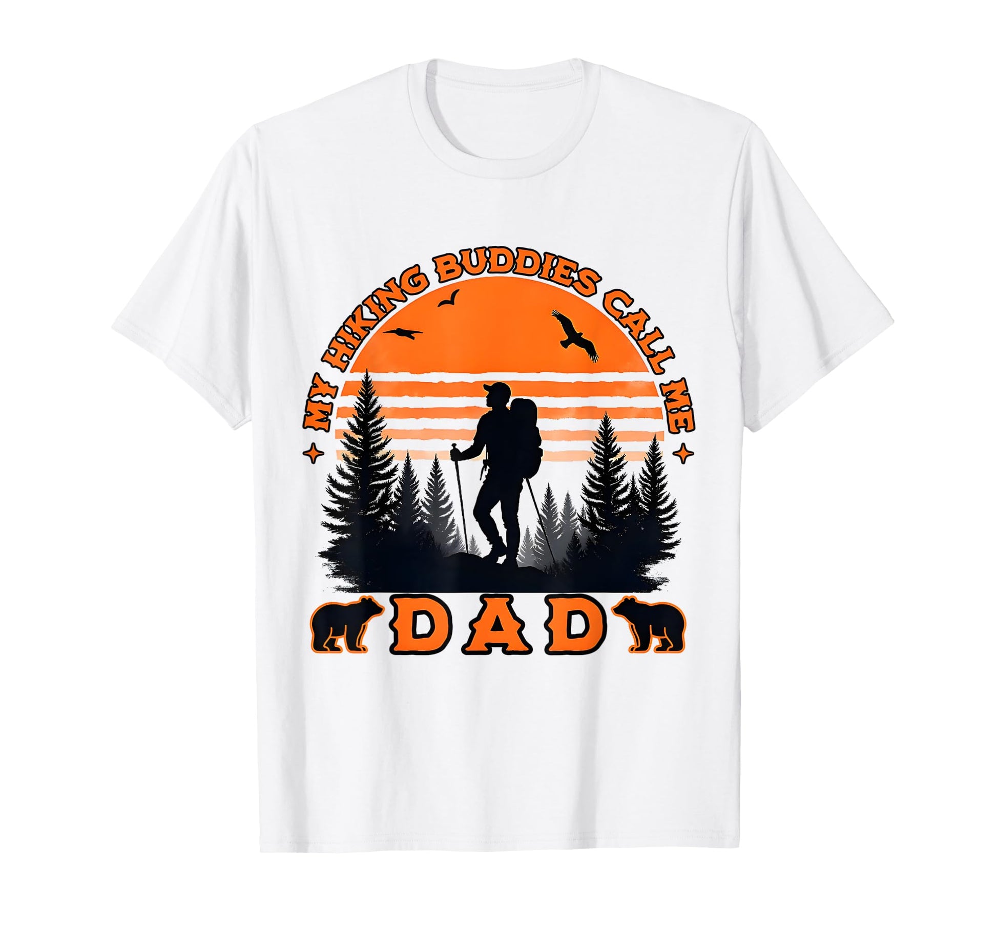 Team Hiking Dad Papa Birthday Mountain T-Shirt - Unique Graphic Men Women - T-Shirt, Sweatshirt, Hoodie