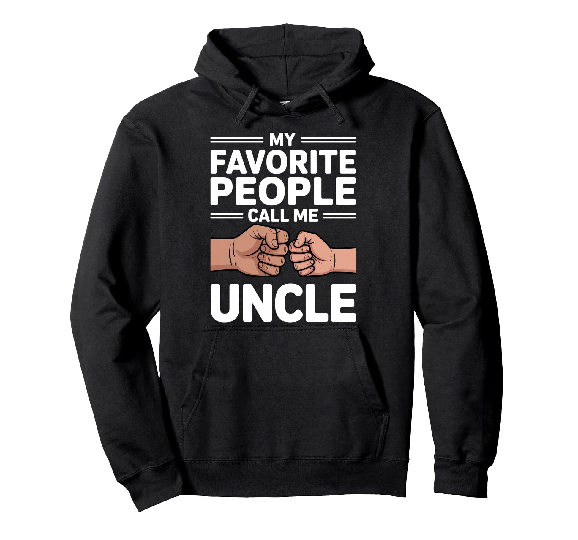 Uncle Art Uncle Dad Promoted To Hoodie - Fun Novelty Design Men Women - T-Shirt, Sweatshirt, Hoodie