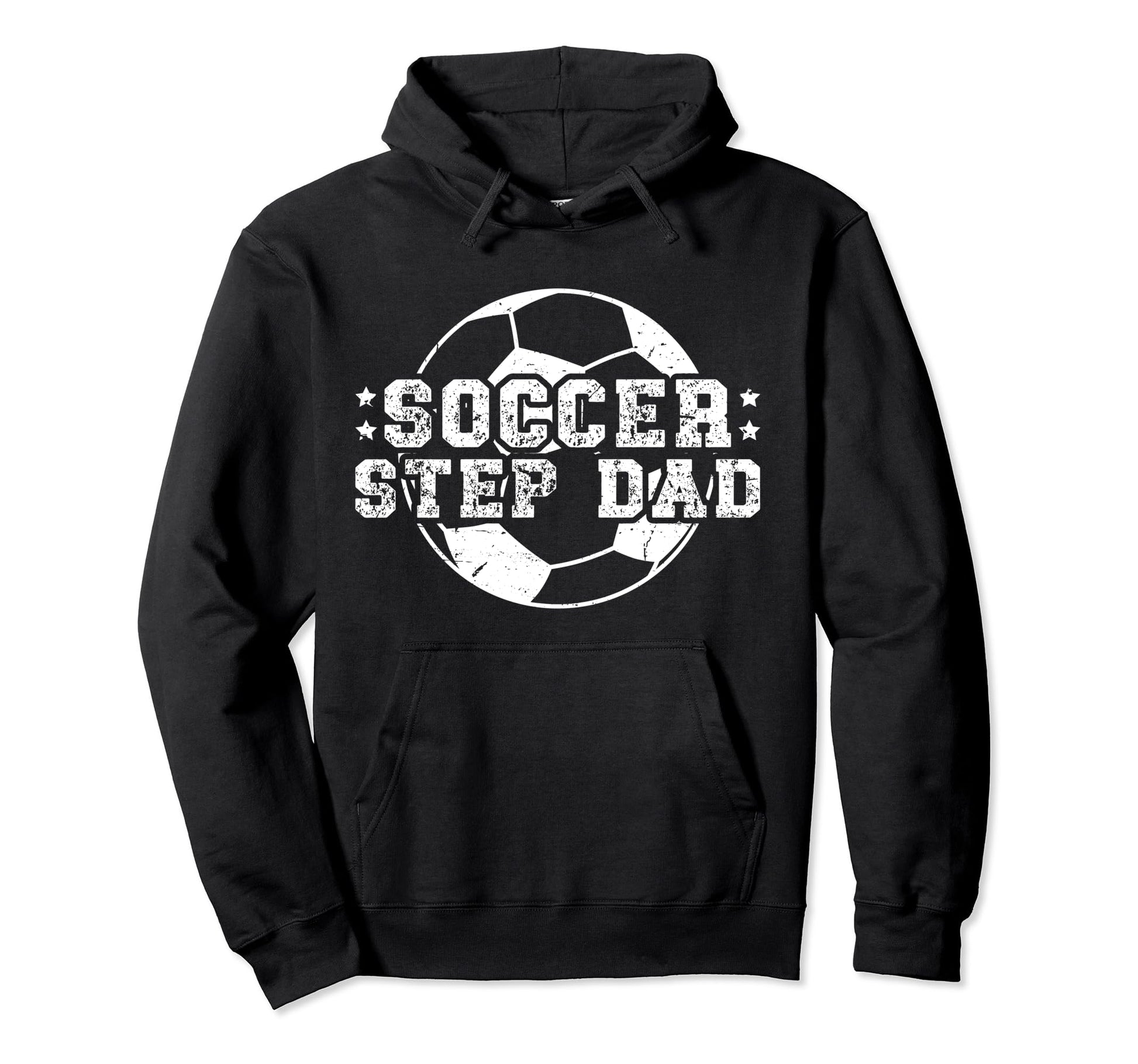 Soccer Step Dad Soccer Player Stepfather Hoodie - Trendy Graphic Unisex - T-Shirt, Sweatshirt, Hoodie