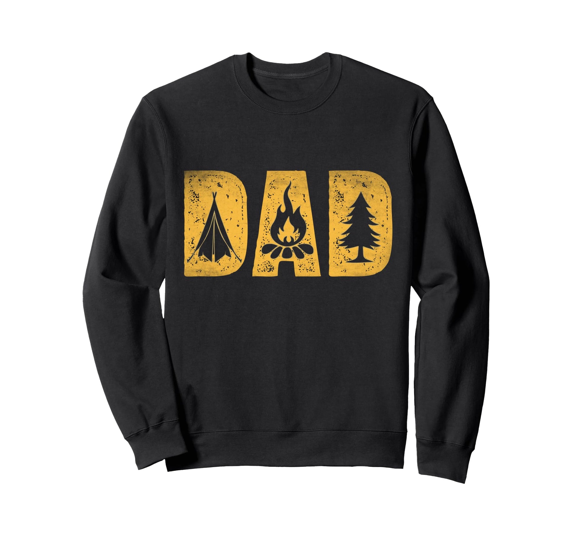 Camping Dad Fathers Day Camping Father Sweatshirt - Trendy Graphic Unisex - T-Shirt, Sweatshirt, Hoodie