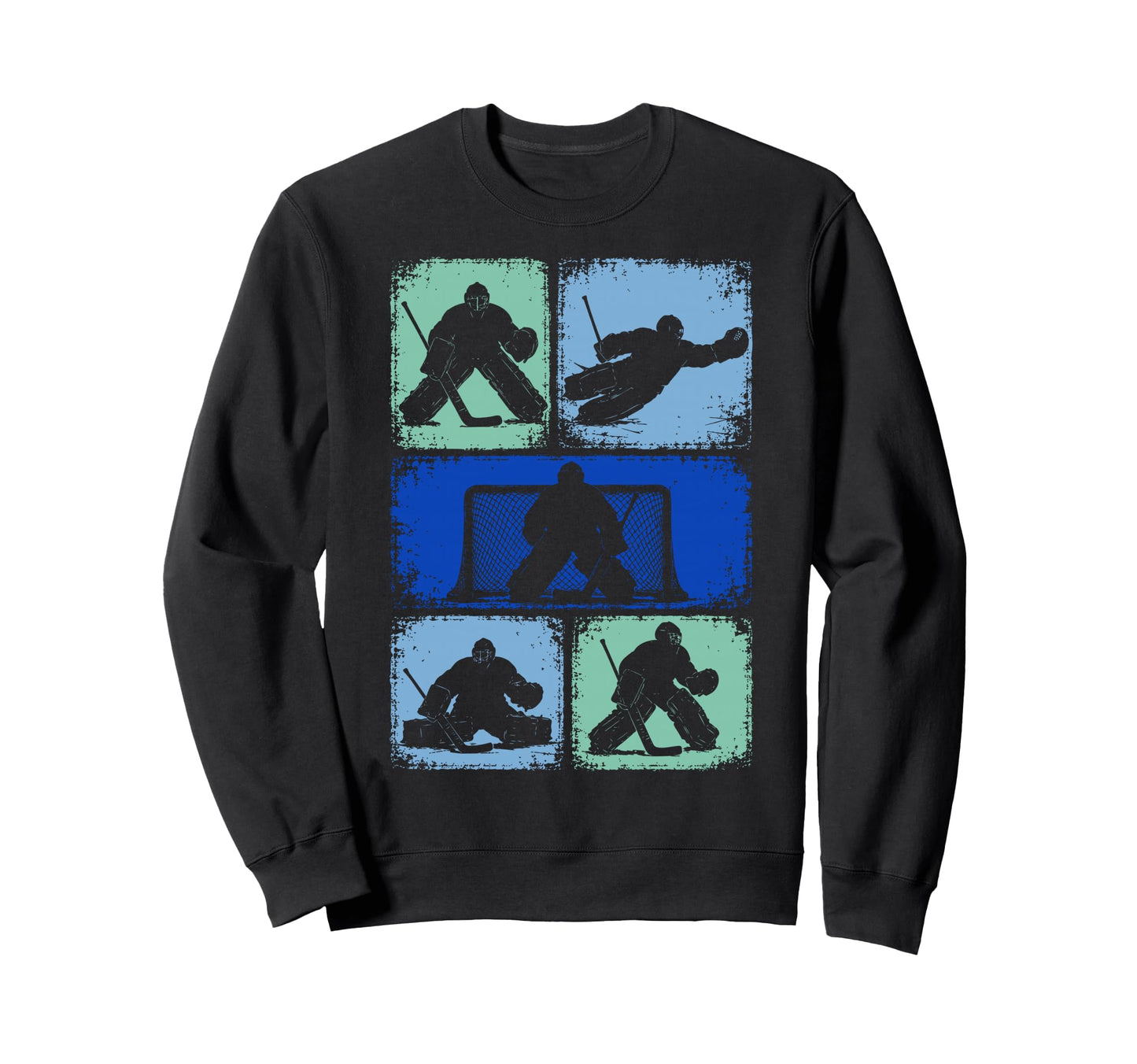 Ice Hockey Goalkeeper Sweatshirt - Trendy Graphic Unisex - T-Shirt, Sweatshirt, Hoodie