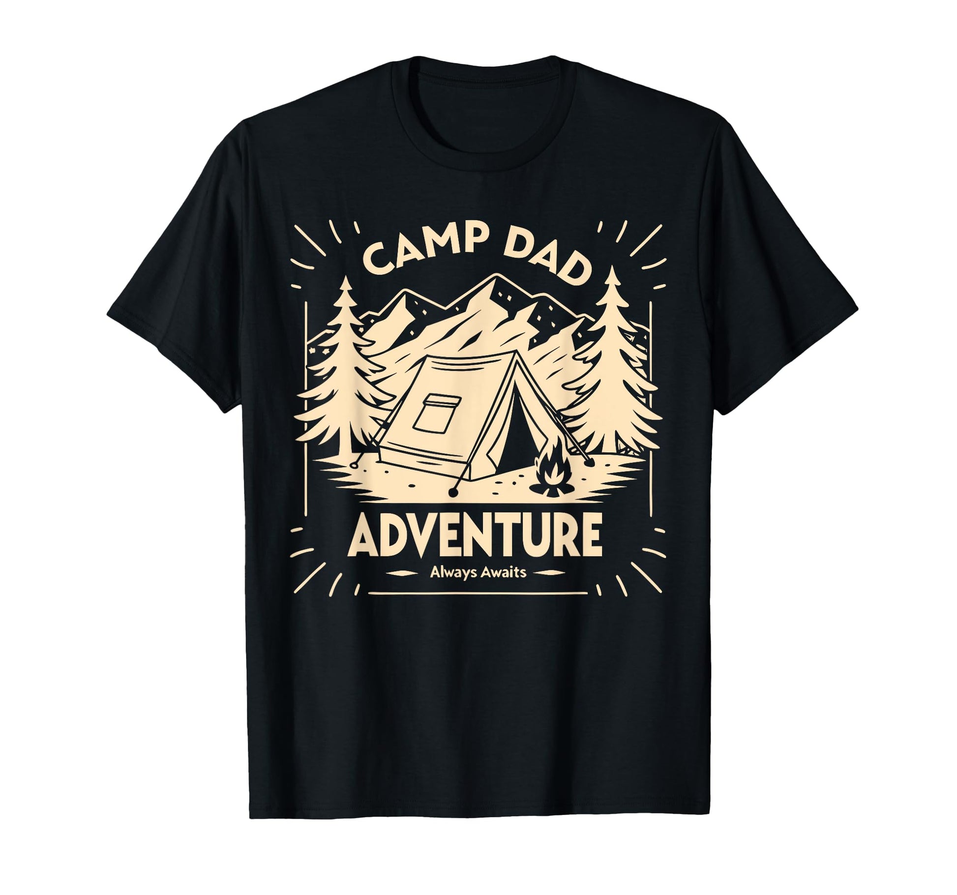 Camping Adventure Always Awaits T-Shirt - Casual Everyday Wear Men Women - T-Shirt, Sweatshirt, Hoodie