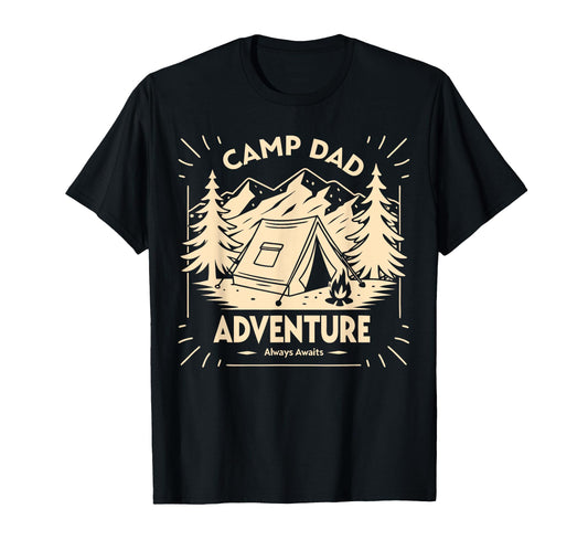 Camping Adventure Always Awaits T-Shirt - Casual Everyday Wear Men Women - T-Shirt, Sweatshirt, Hoodie