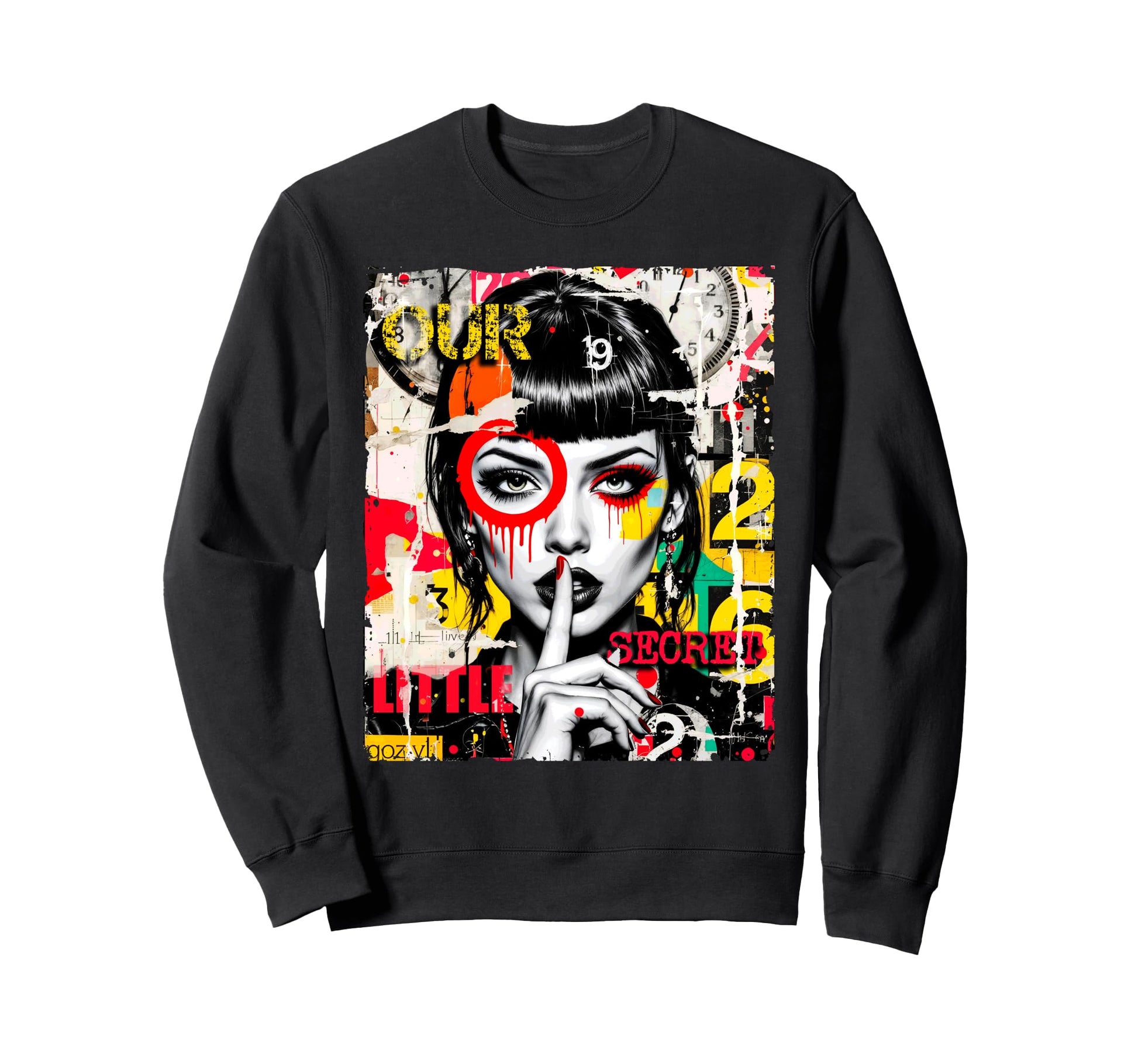 Grunge Pop Art Punk Street Art Sweatshirt - Casual Everyday Wear Unisex - T-Shirt, Sweatshirt, Hoodie