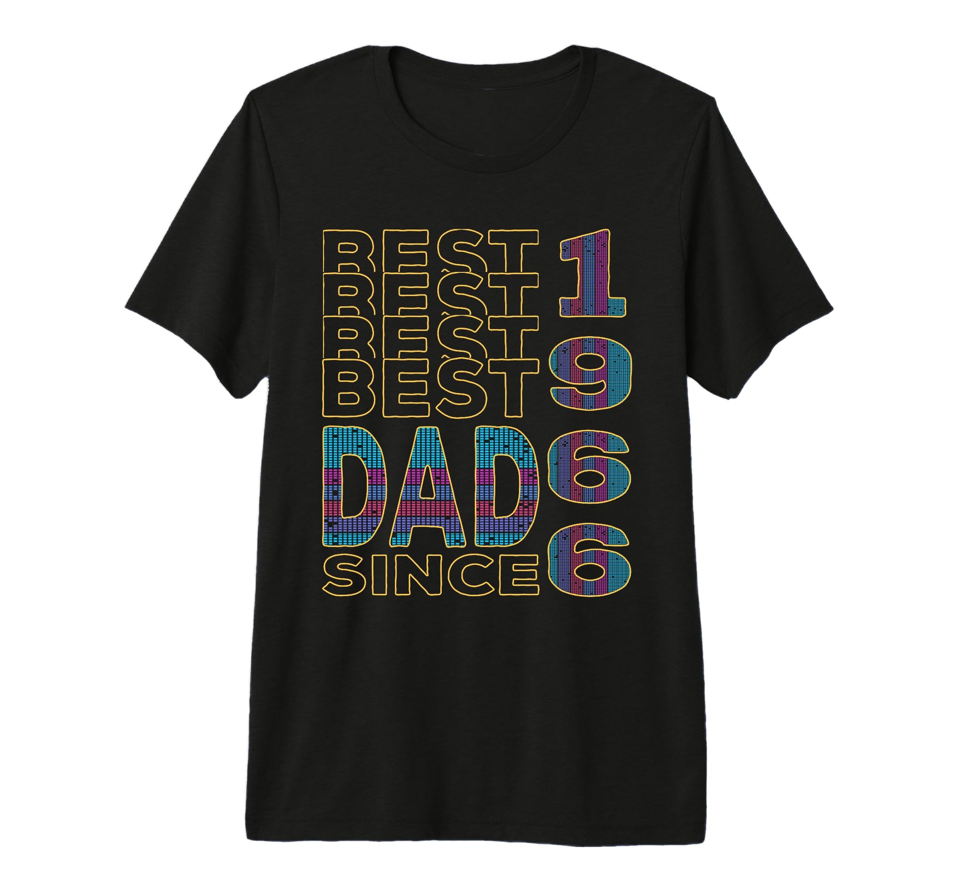 Best Dad World Dad Since 1966 Fathers T-Shirt - Streetwear Style Men Women - T-Shirt, Sweatshirt, Hoodie