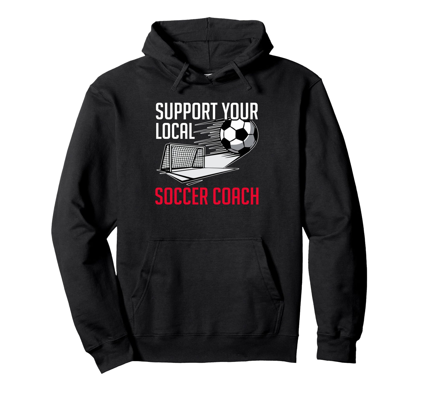 Coaching Soccer Dad Coach Soccer Hoodie - Casual Everyday Wear for Adults - T-Shirt, Sweatshirt, Hoodie