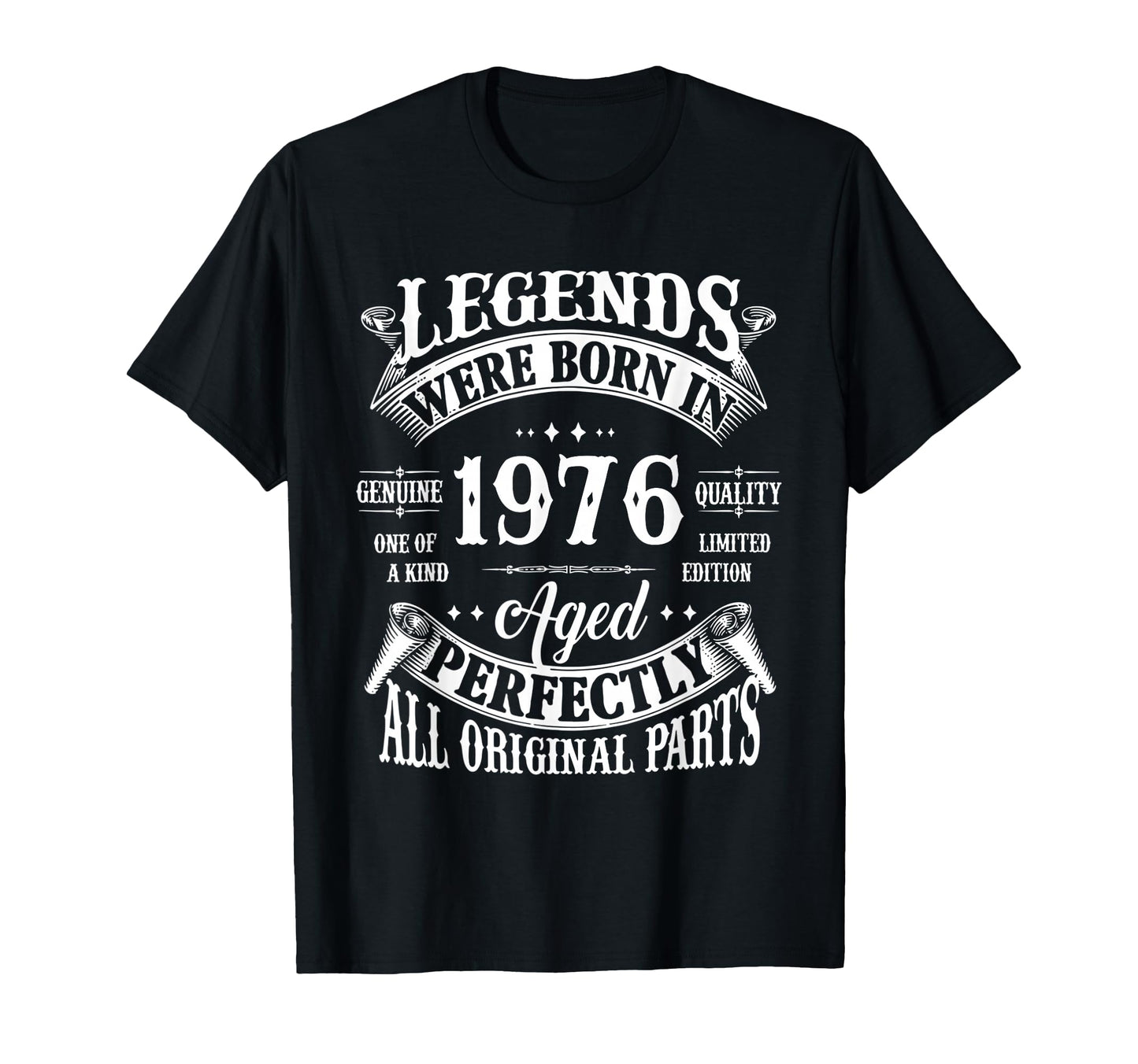 50Th Birthday Born 1976 50 Years Old T-Shirt - Custom Art Print Men Women - T-Shirt, Sweatshirt, Hoodie