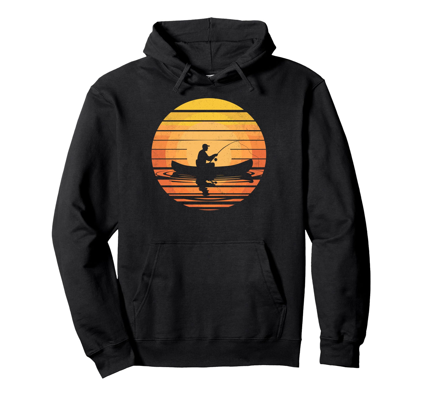 Fisherman Angler Bass Fishing Angling Hoodie - Custom Art Print for Adults - T-Shirt, Sweatshirt, Hoodie