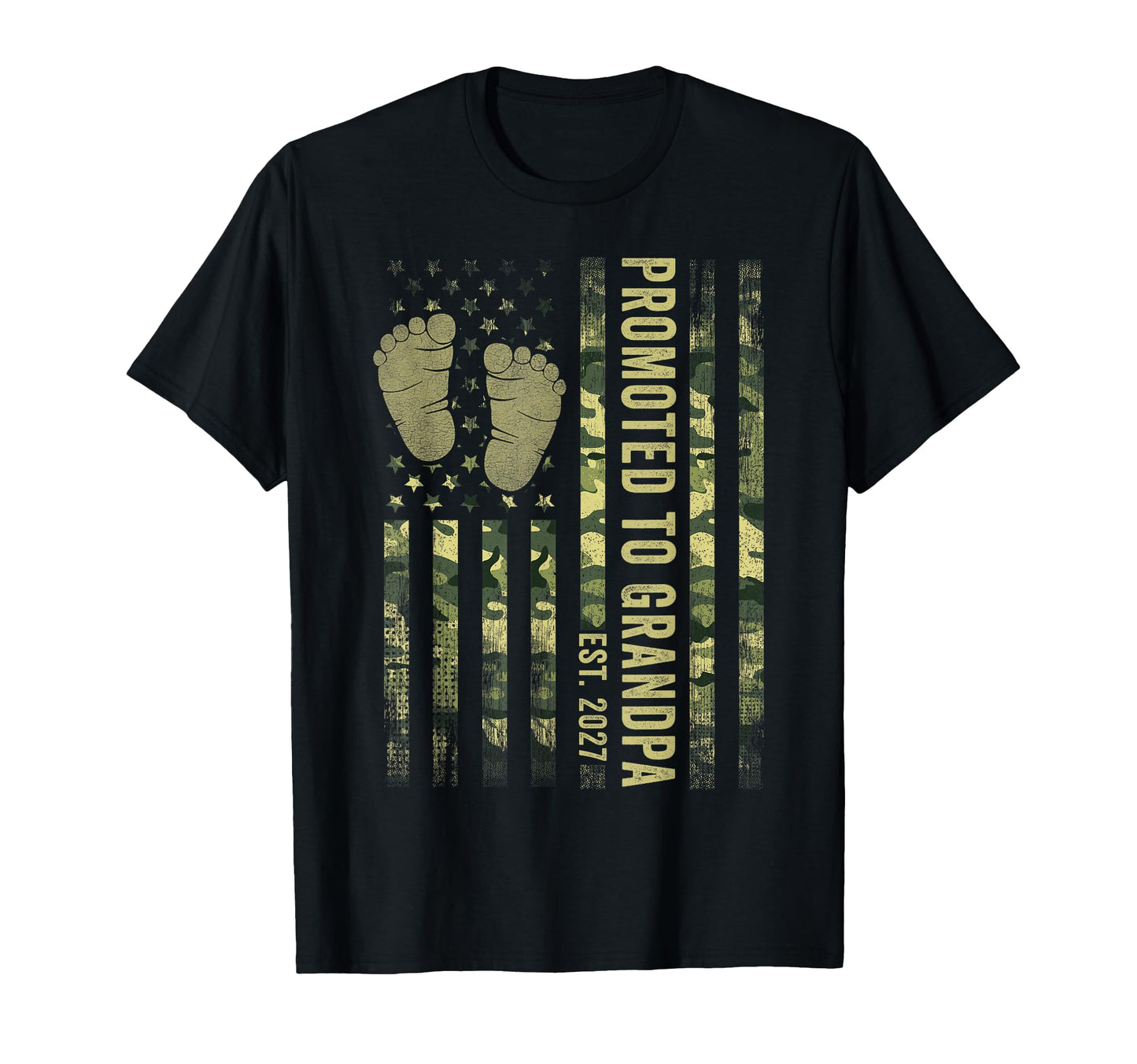 Promoted To Grandpa Est 2027 T-Shirt - Streetwear Style Unisex - T-Shirt, Sweatshirt, Hoodie