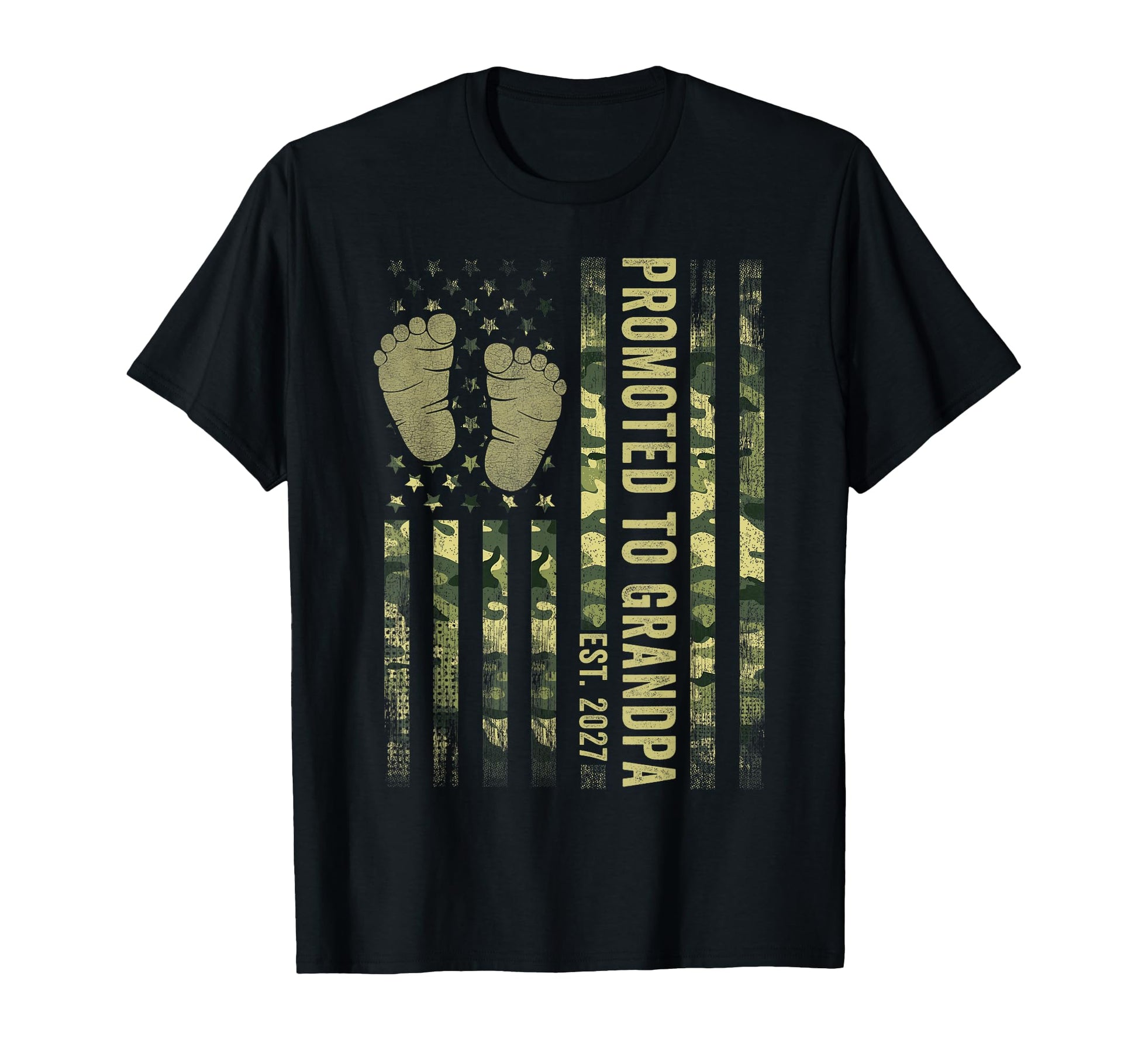 Promoted To Grandpa Est 2027 T-Shirt - Streetwear Style Unisex - T-Shirt, Sweatshirt, Hoodie
