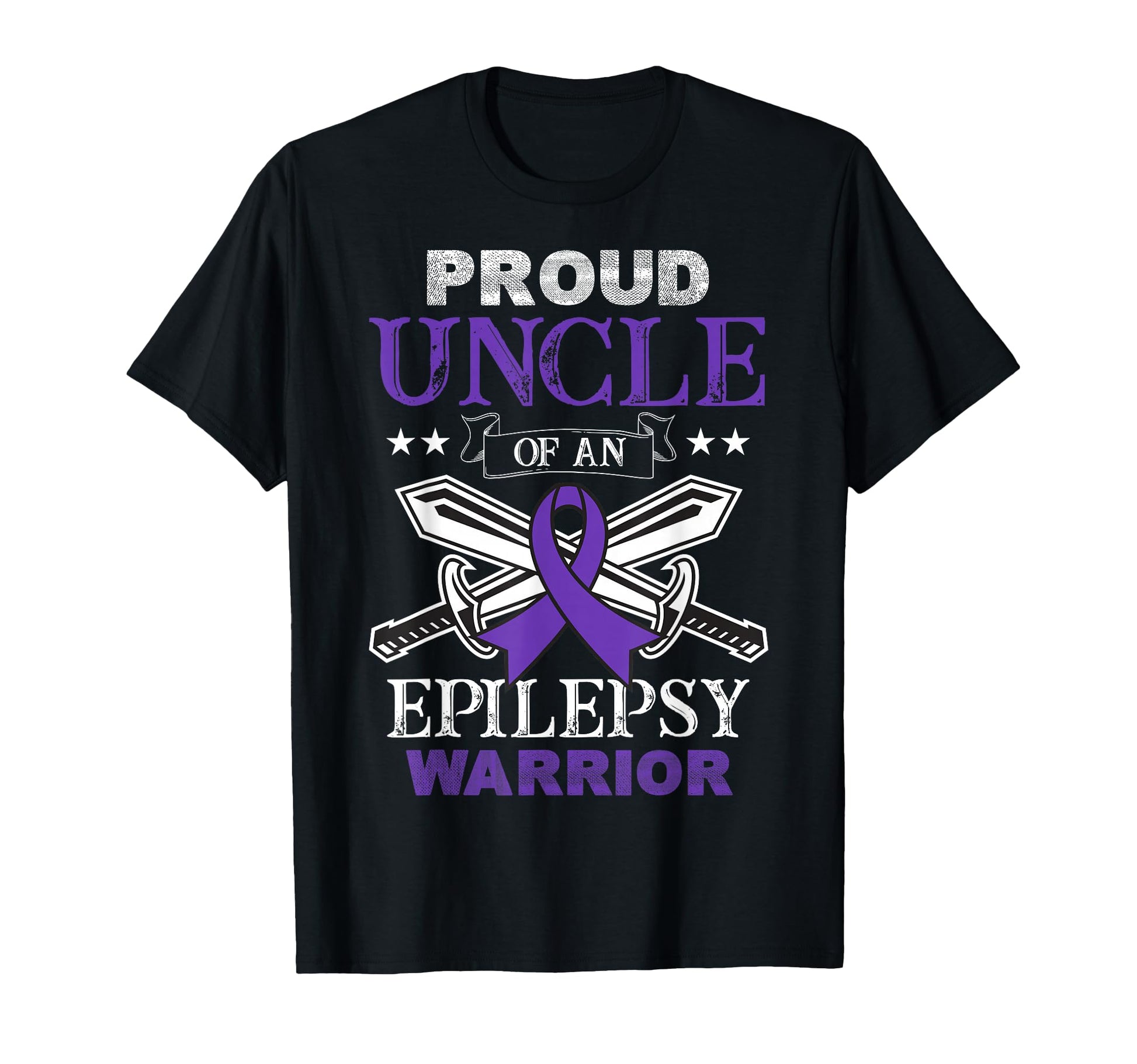 Proud Uncle Epilepsy Warrior Family T-Shirt - Aesthetic Graphic Unisex - T-Shirt, Sweatshirt, Hoodie