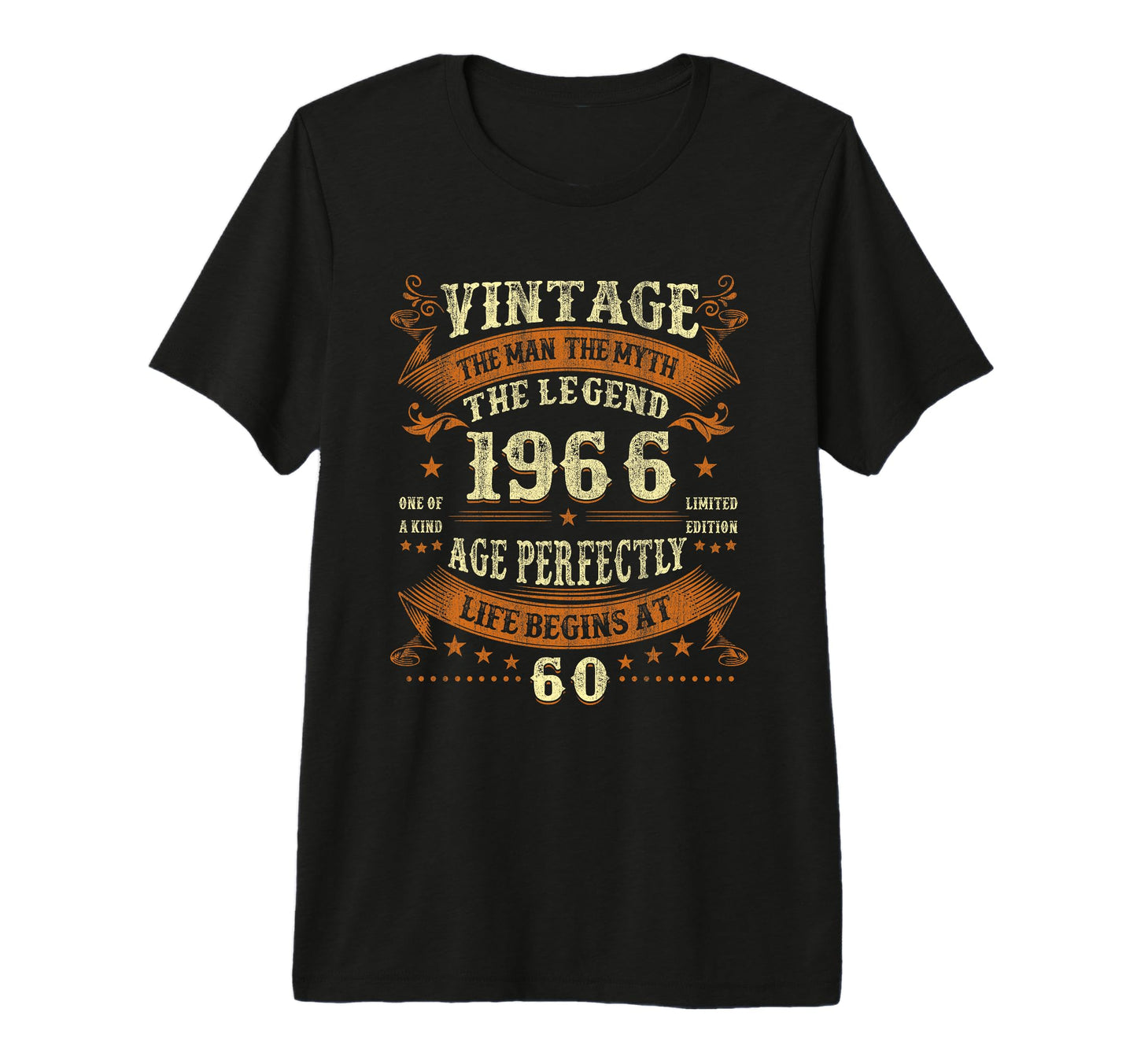 1966 Legend 60Th Birthday Gifts 60 T-Shirt - Streetwear Style for Adults - T-Shirt, Sweatshirt, Hoodie
