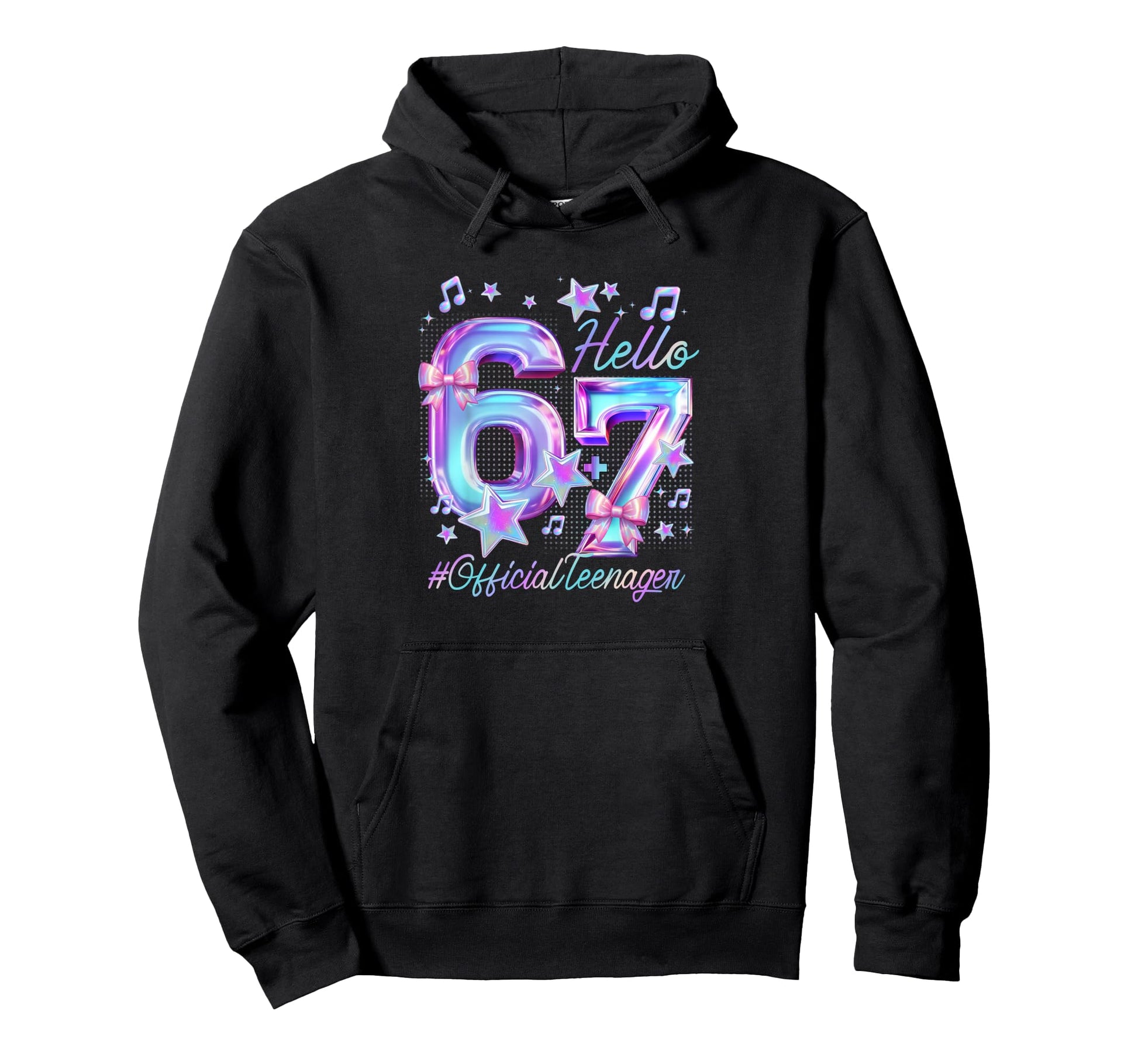 13Th Birthday Teenager Six Seven Meme K Hoodie - Graphic Print Men Women - T-Shirt, Sweatshirt, Hoodie