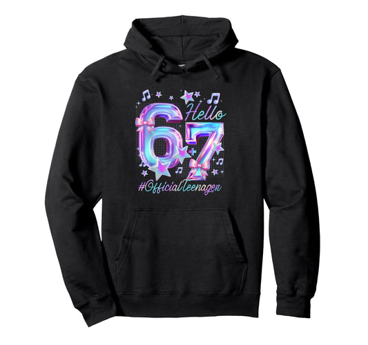 13Th Birthday Teenager Six Seven Meme K Hoodie - Graphic Print Men Women - T-Shirt, Sweatshirt, Hoodie