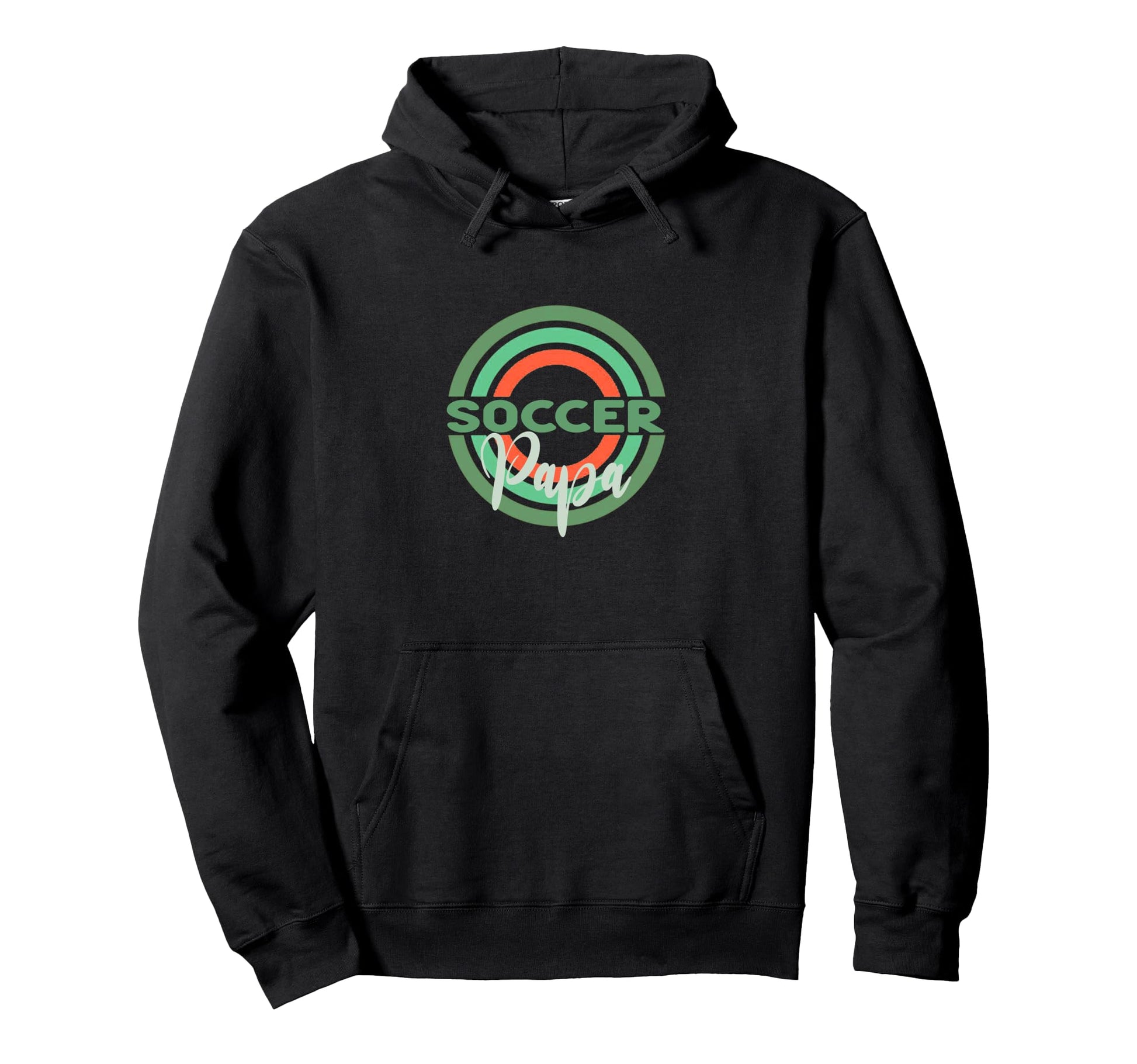 Soccer Papa Modern Soccer Circles Hoodie - Unique Graphic for Adults - T-Shirt, Sweatshirt, Hoodie