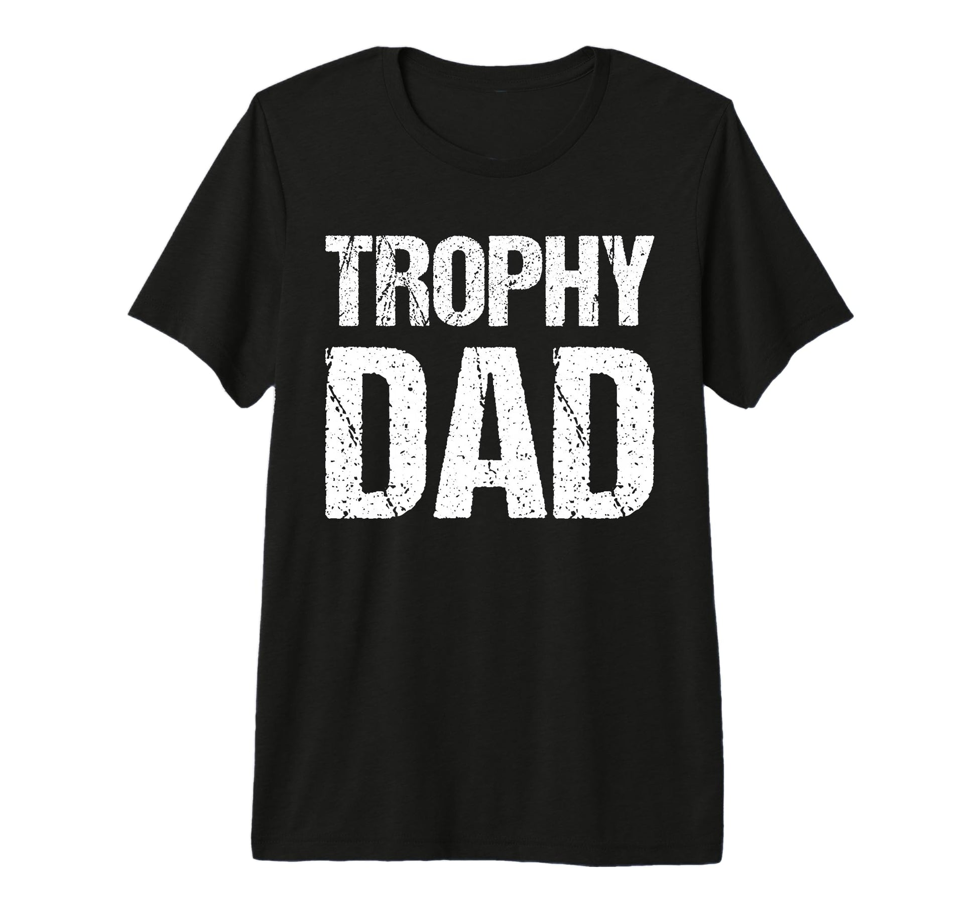 Husband Best Father Funny Trophy Dad Tri T-Shirt - Custom Art Print Unisex - T-Shirt, Sweatshirt, Hoodie