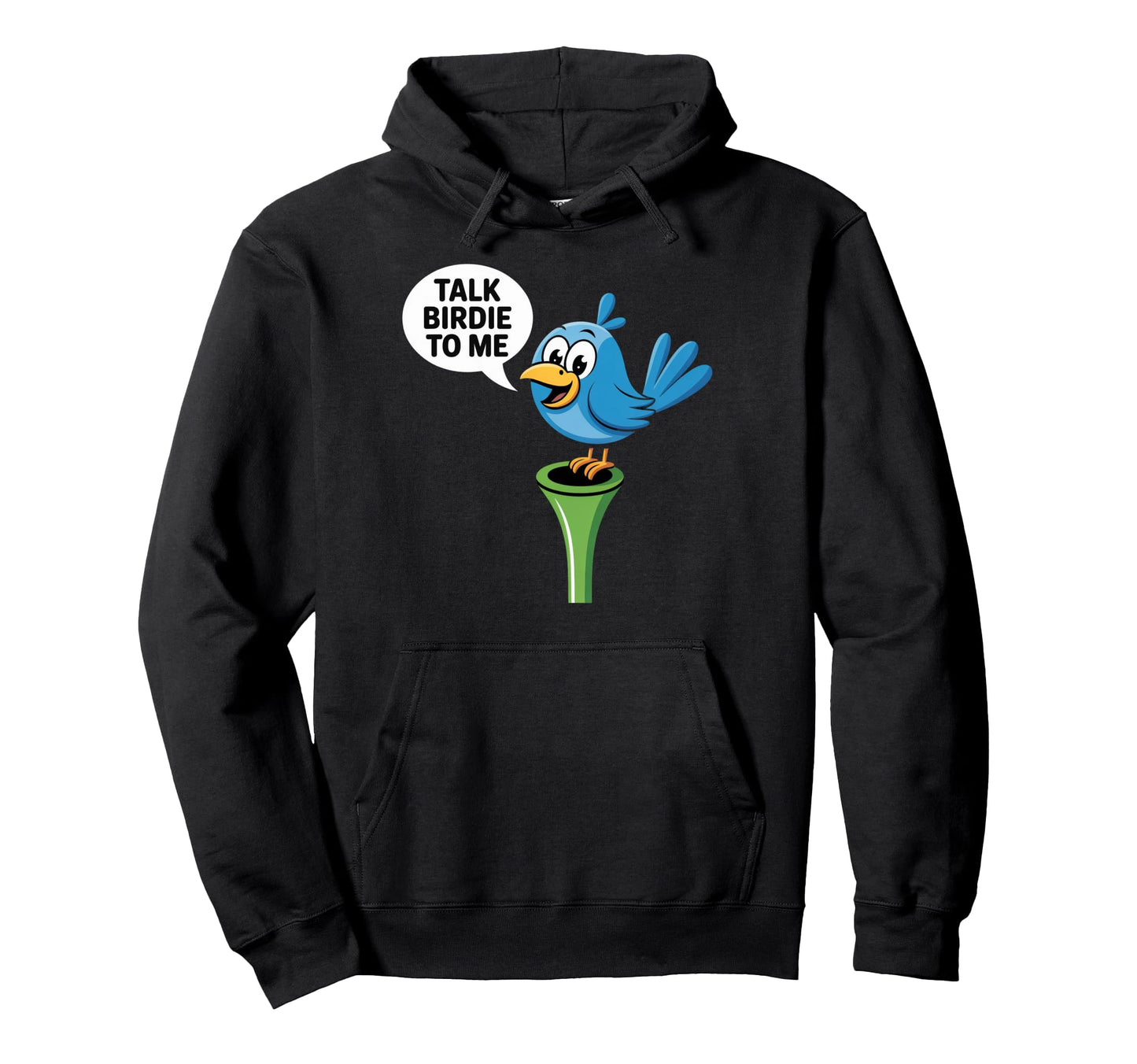 Talk Birdie To Me Dad Golf Golfer Hoodie - Custom Art Print Men Women - T-Shirt, Sweatshirt, Hoodie