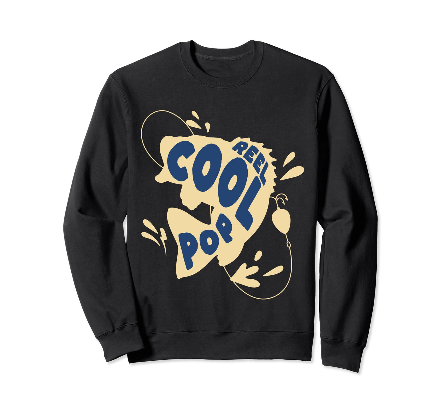 Reel Pop Fishing Funny Fishing Sweatshirt - Aesthetic Graphic Men Women - T-Shirt, Sweatshirt, Hoodie