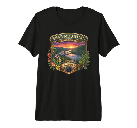 Bear Mountain State Park New York Hiking T-Shirt - Unique Graphic Unisex - T-Shirt, Sweatshirt, Hoodie
