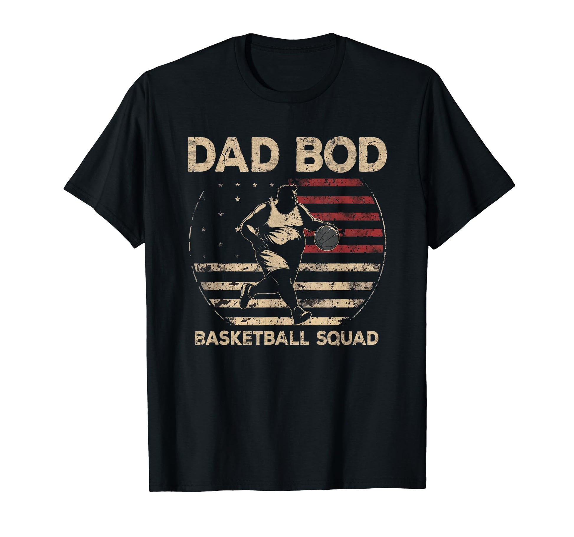 Dad Bod Basketball Squad Basketball Dad T-Shirt - Unique Graphic Men Women - T-Shirt, Sweatshirt, Hoodie