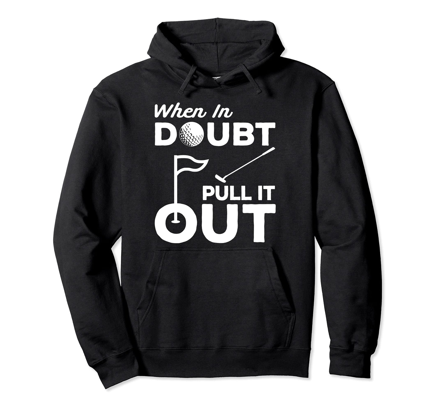 Golf Ball Putter Funny Golfer Male Hoodie - Streetwear Style Unisex - T-Shirt, Sweatshirt, Hoodie