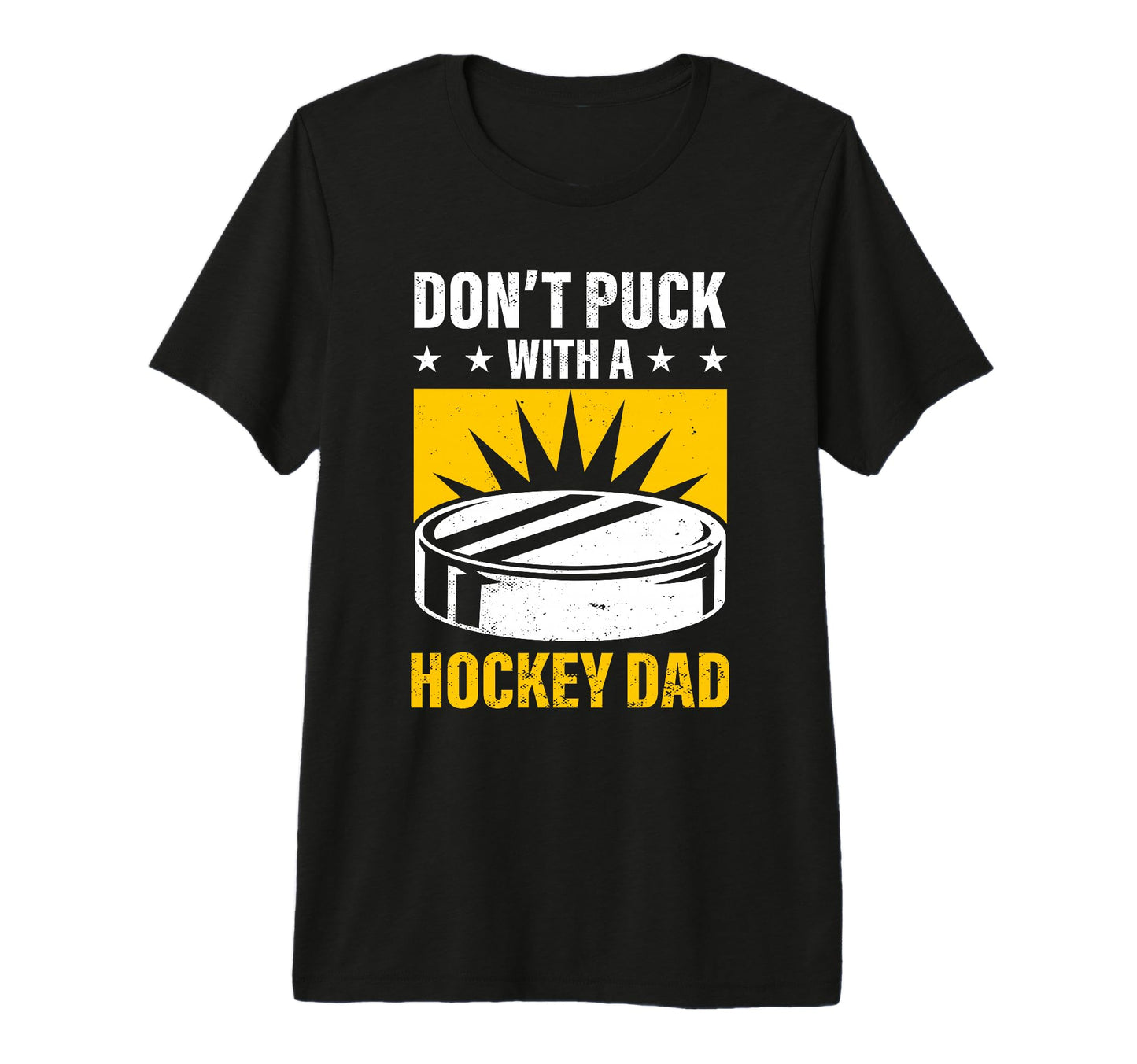 Ice Hockey Dad Tri Blend T-Shirt - Trendy Graphic for Adults - T-Shirt, Sweatshirt, Hoodie