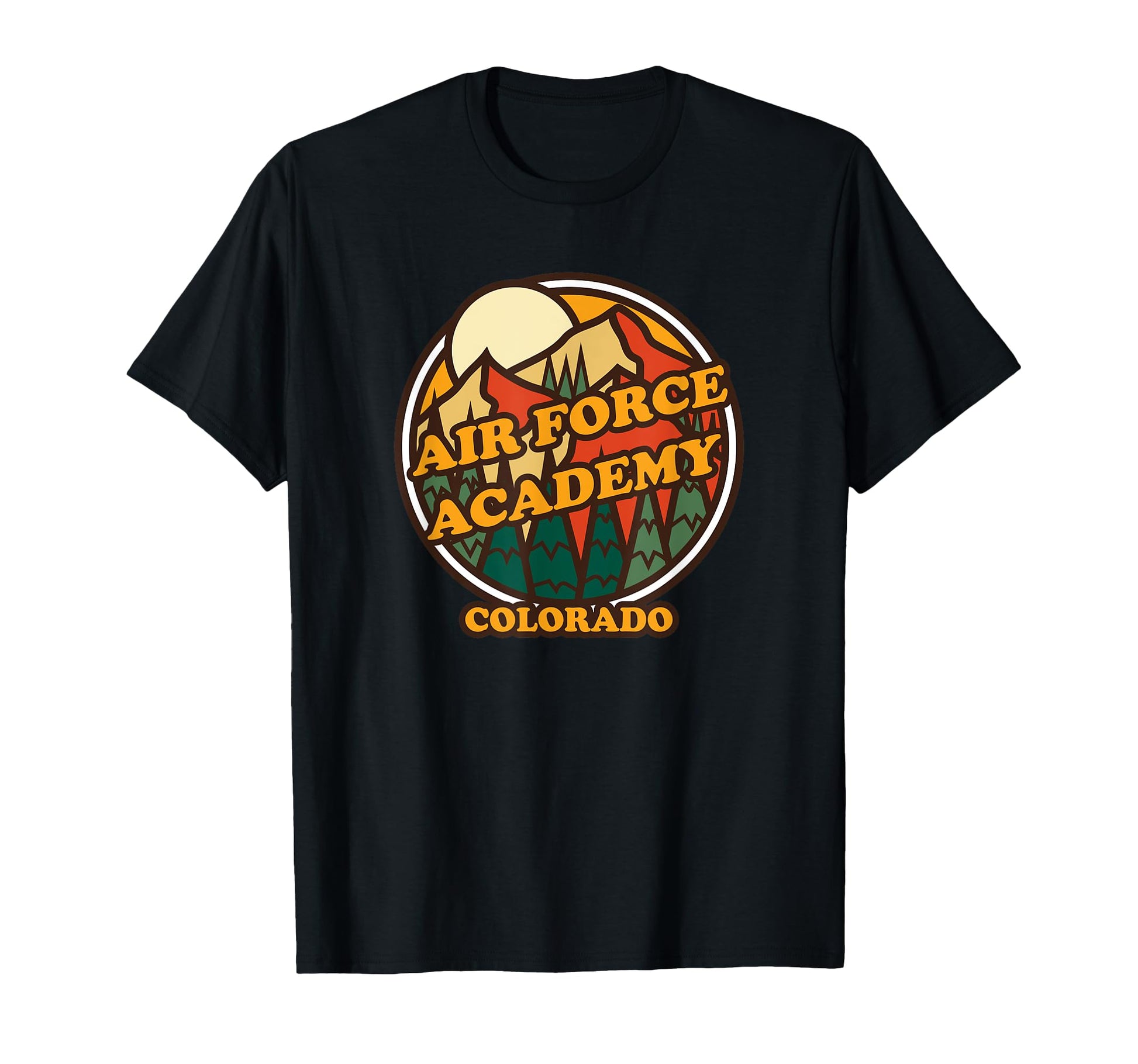 Air Force Academy Colorado Mountain T-Shirt - Novelty Apparel for Adults - T-Shirt, Sweatshirt, Hoodie