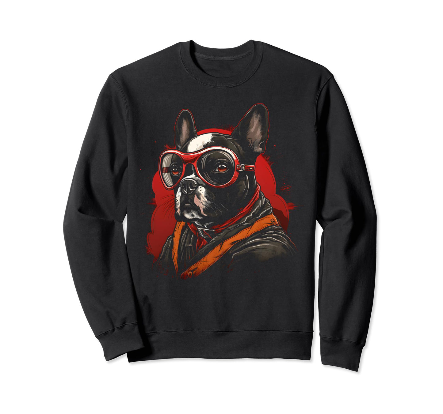 Motorcycle Dad Biker Funny Dog Sweatshirt - Aesthetic Graphic Men Women - T-Shirt, Sweatshirt, Hoodie