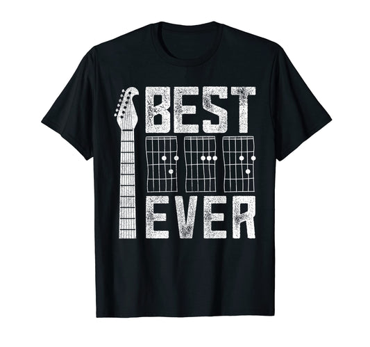 Best Dad Guitar Music Musician T-Shirt - Streetwear Style for Adults - T-Shirt, Sweatshirt, Hoodie