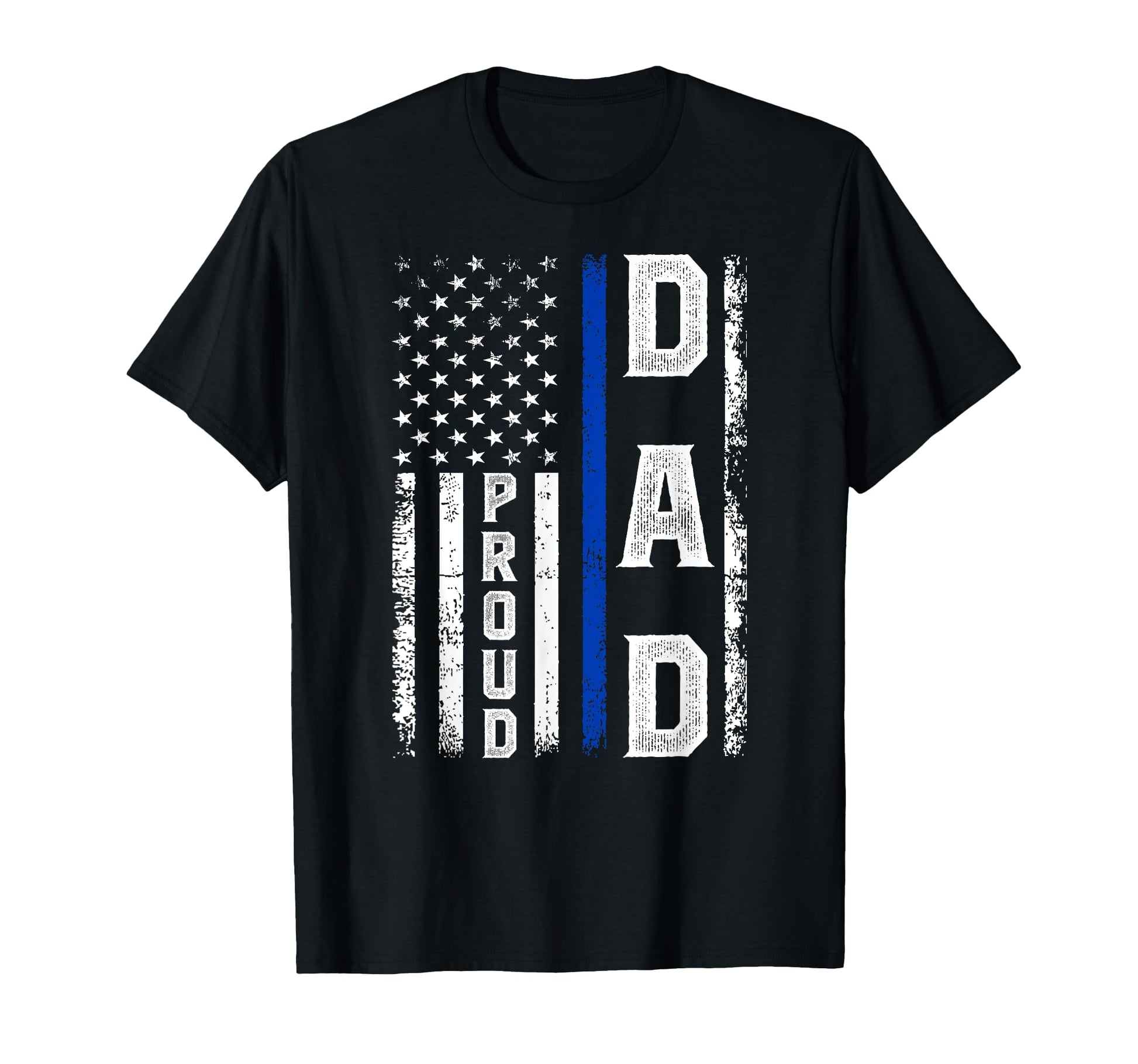 Proud Police Dad Police Officer Father T-Shirt - Graphic Print for Adults - T-Shirt, Sweatshirt, Hoodie