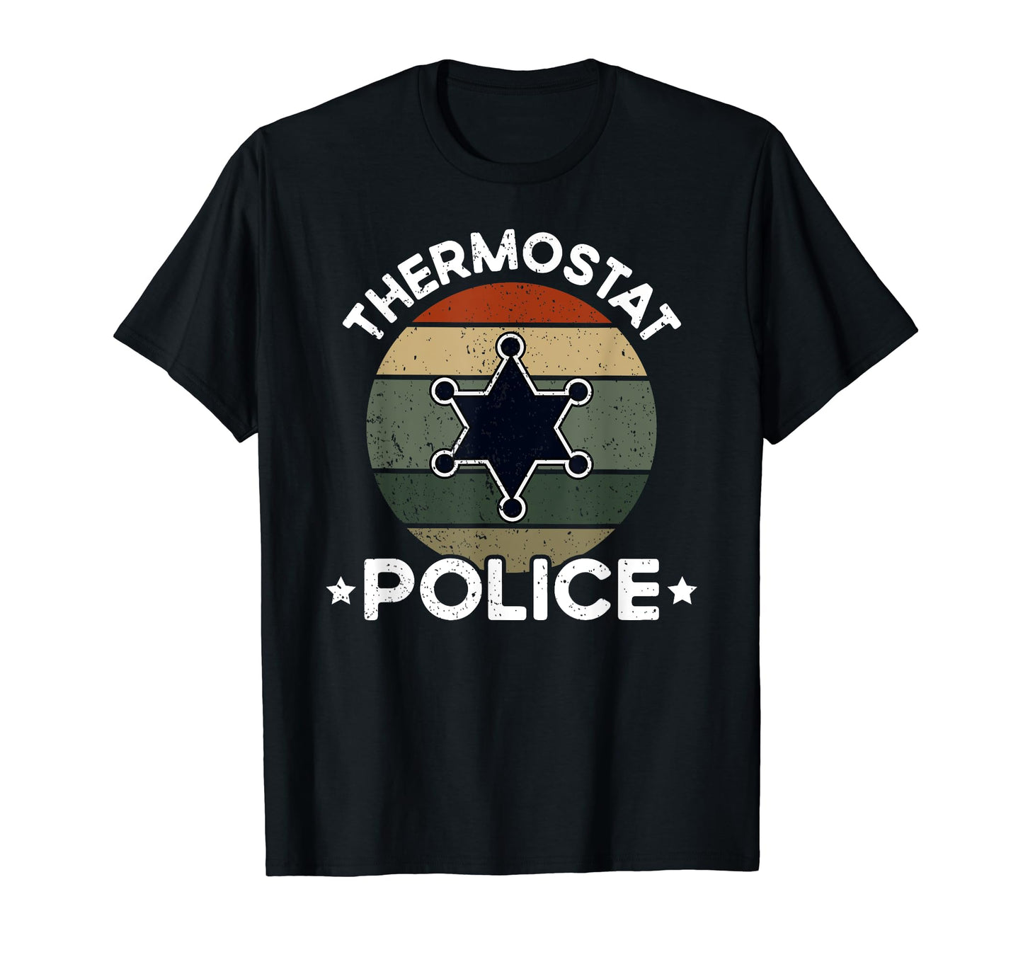 Thermostat Police Funny Dad Grandpa Hoodie - Custom Art Print Men Women - T-Shirt, Sweatshirt, Hoodie