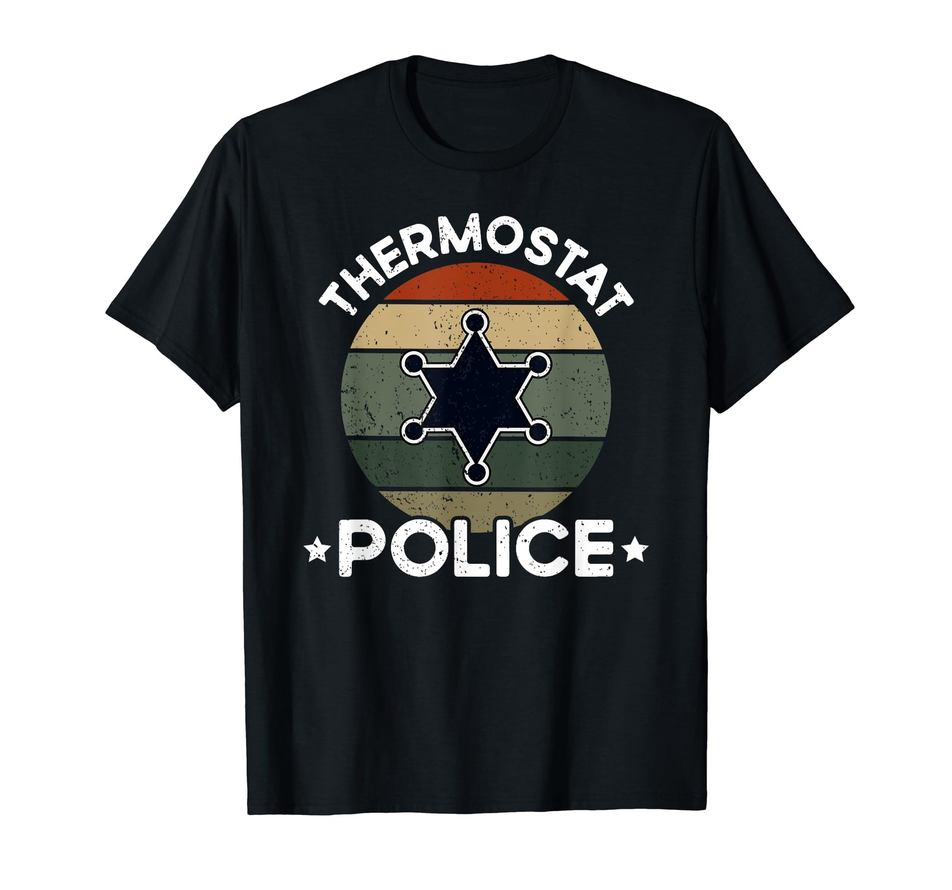 Thermostat Police Funny Dad Grandpa Hoodie - Custom Art Print Men Women - T-Shirt, Sweatshirt, Hoodie