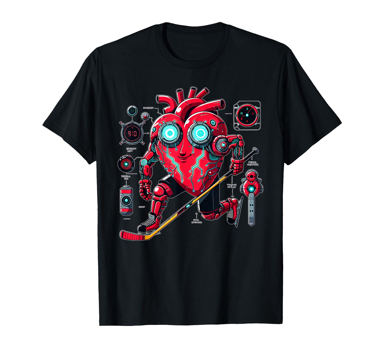 Valentines Day Ai Robot Heart Time T-Shirt - Novelty Apparel Men Women - T-Shirt, Sweatshirt, Hoodie