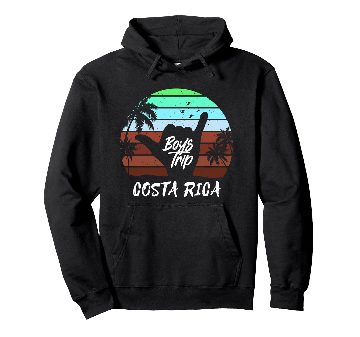 Costa Rica Guys Trip Matching Hoodie - Casual Everyday Wear Men Women - T-Shirt, Sweatshirt, Hoodie