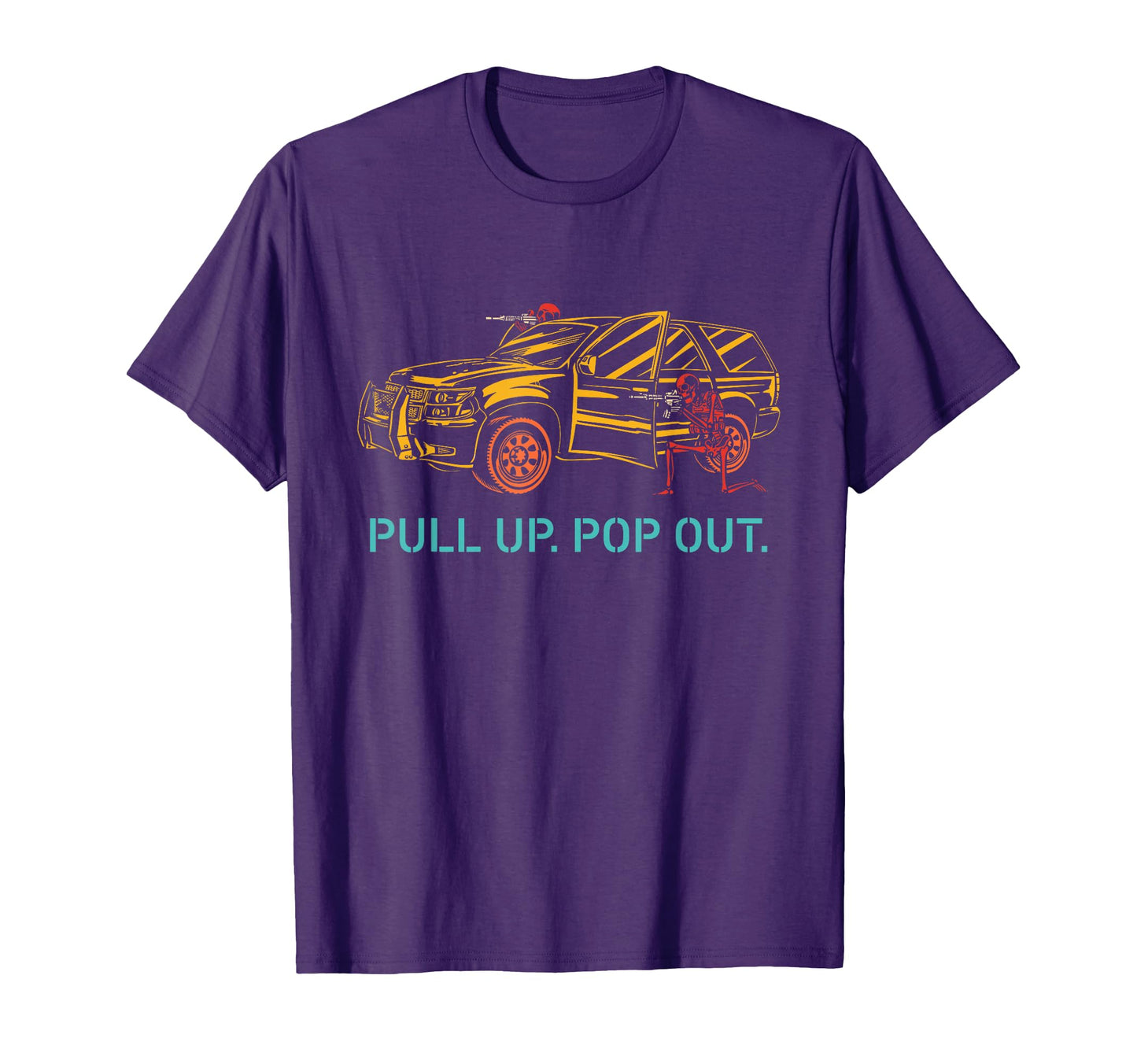 Pull Up Pop Out Adults Black Cotton T-Shirt - Aesthetic Graphic Unisex - T-Shirt, Sweatshirt, Hoodie