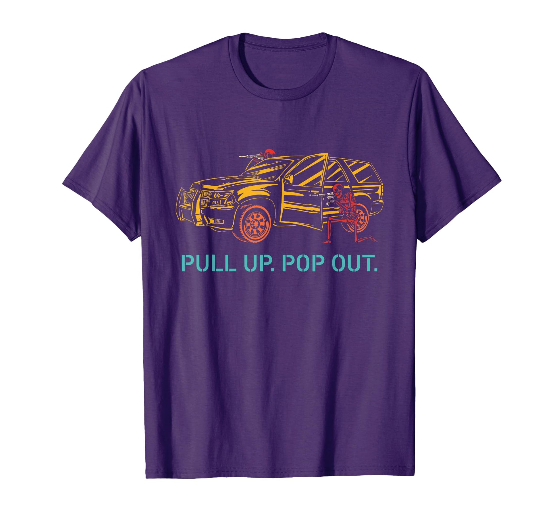 Pull Up Pop Out Adults Black Cotton T-Shirt - Aesthetic Graphic Unisex - T-Shirt, Sweatshirt, Hoodie