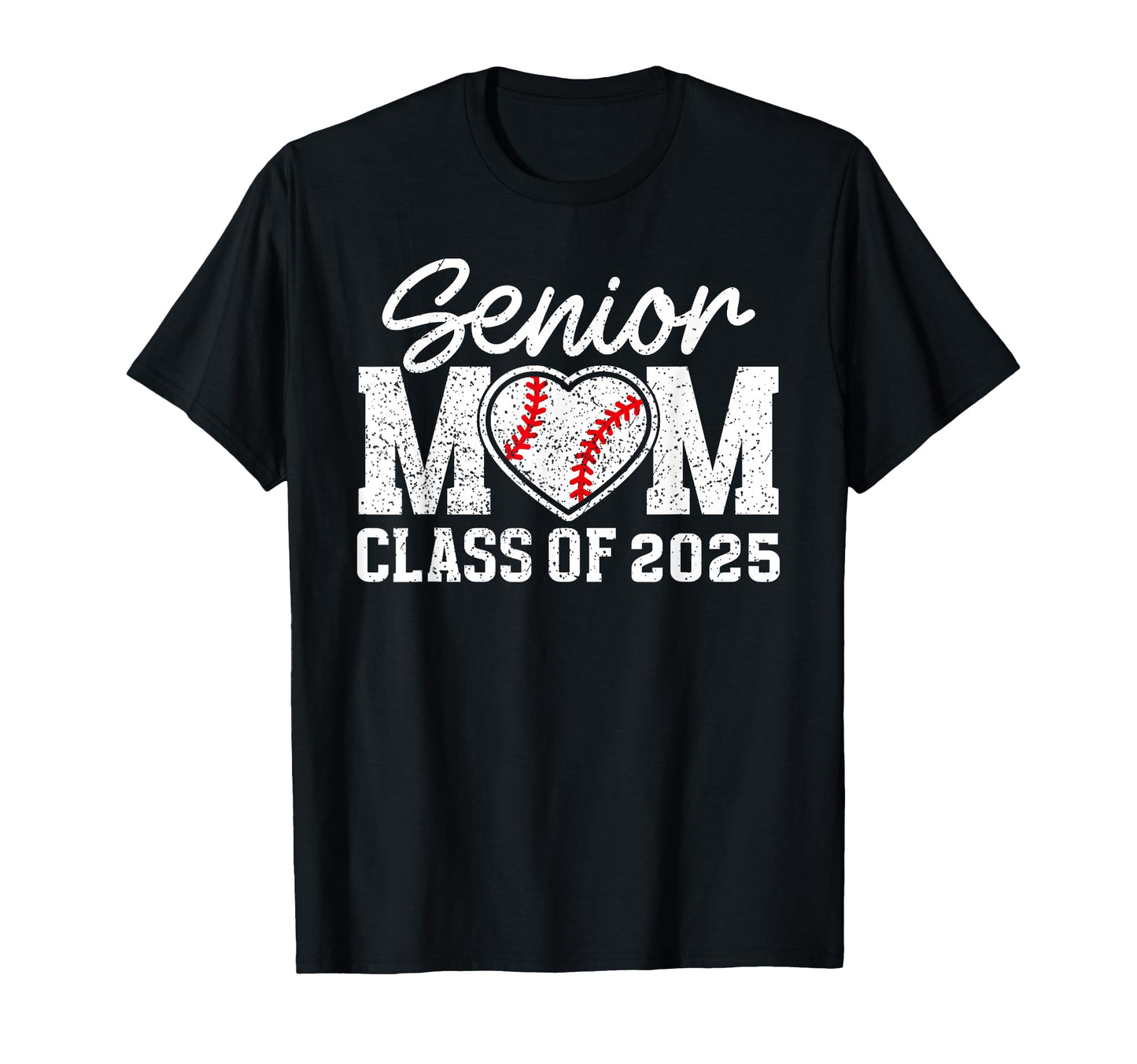 Baseball Senior Mom Class 2025 Proud T-Shirt - Unique Graphic for Adults - T-Shirt, Sweatshirt, Hoodie