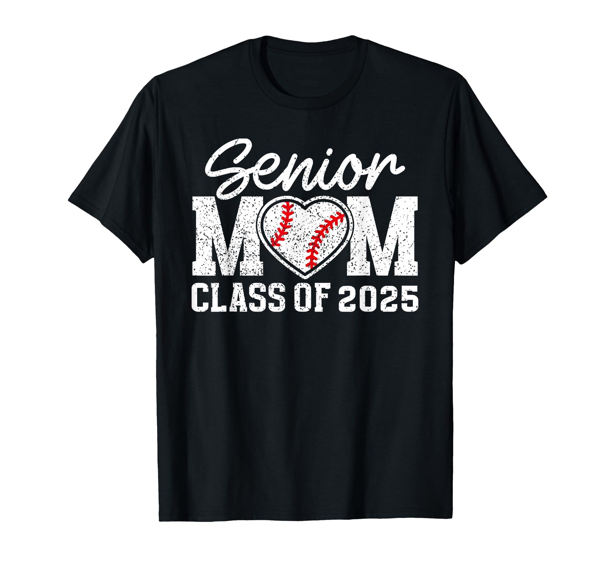 Baseball Senior Mom Class 2025 Proud T-Shirt - Unique Graphic for Adults - T-Shirt, Sweatshirt, Hoodie