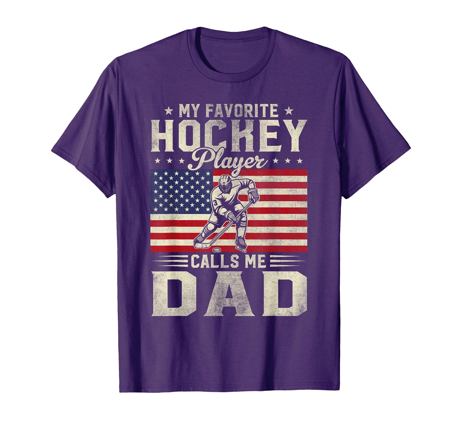 My Favorite Hockey Player Calls Me T-Shirt - Fun Novelty Design Men Women - T-Shirt, Sweatshirt, Hoodie
