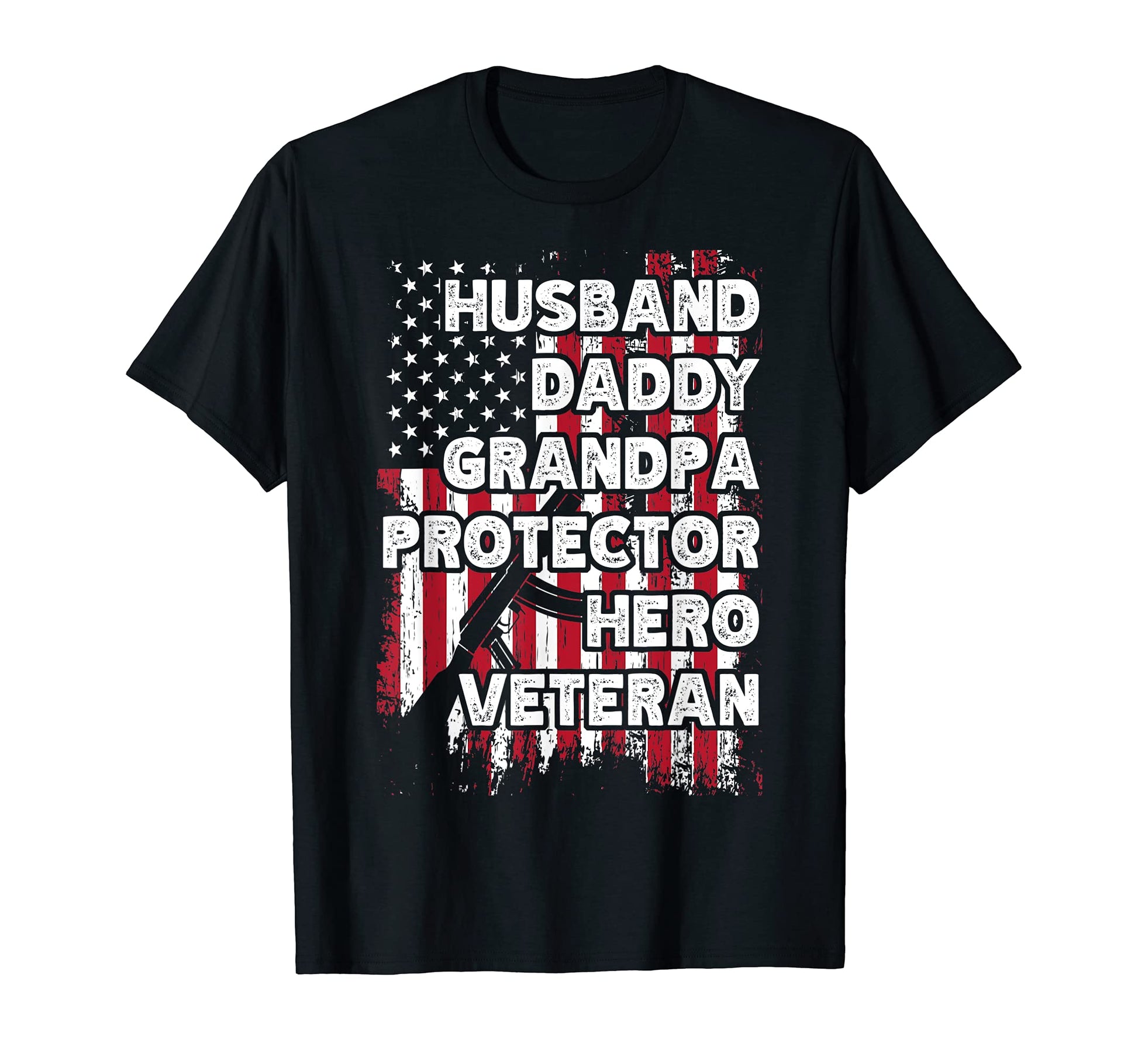 Husband Daddy Grandpa Protector Hero T-Shirt - Custom Art Print Men Women - T-Shirt, Sweatshirt, Hoodie