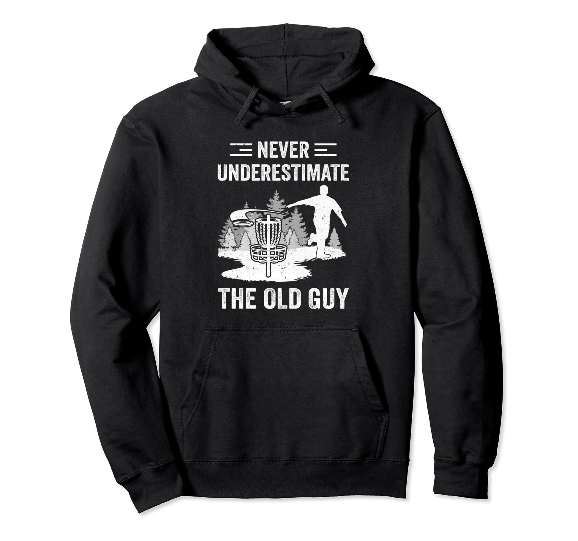 Disc Golf Dad Grandpa Old Guy Disc Hoodie - Streetwear Style Men Women - T-Shirt, Sweatshirt, Hoodie