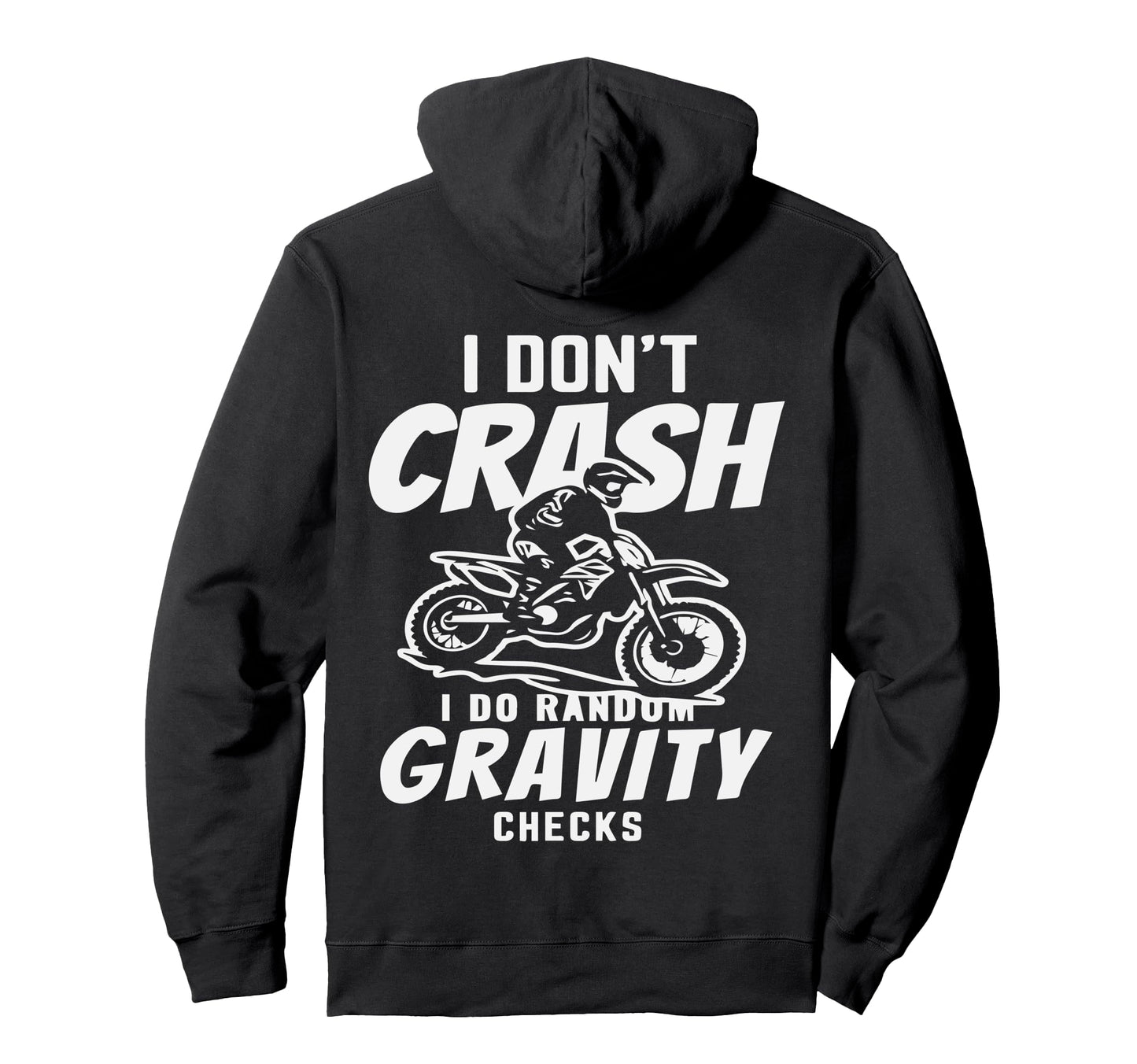 Motocross Enduro Biker Dad Racing Dirt Bike Hoodie - Unique Graphic Unisex - T-Shirt, Sweatshirt, Hoodie