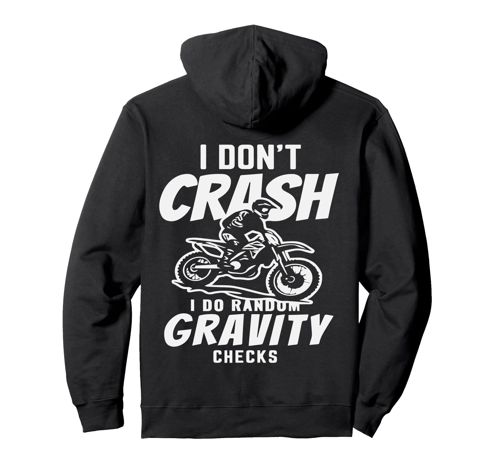Motocross Enduro Biker Dad Racing Dirt Bike Hoodie - Unique Graphic Unisex - T-Shirt, Sweatshirt, Hoodie