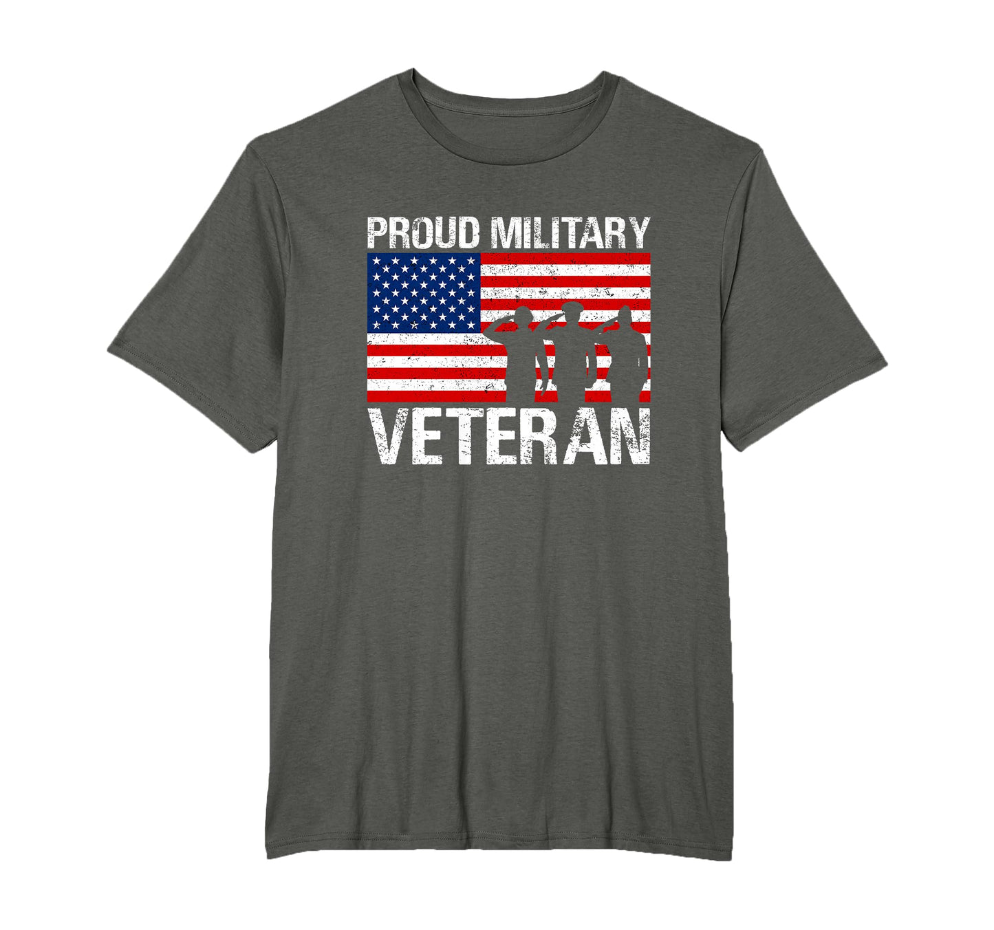 Red White Blue Flag Soldier Proud T-Shirt - Streetwear Style Men Women - T-Shirt, Sweatshirt, Hoodie