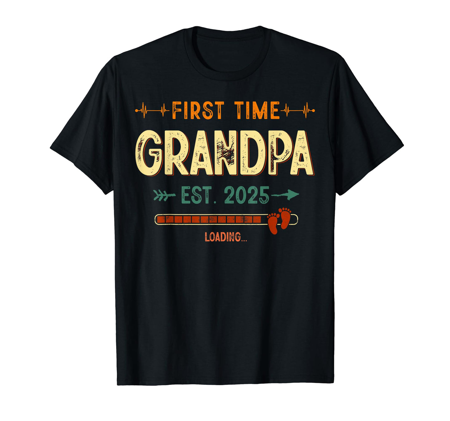 Soon To Be Grandpa Est 2025 Promoted To T-Shirt - Trendy Graphic Unisex - T-Shirt, Sweatshirt, Hoodie
