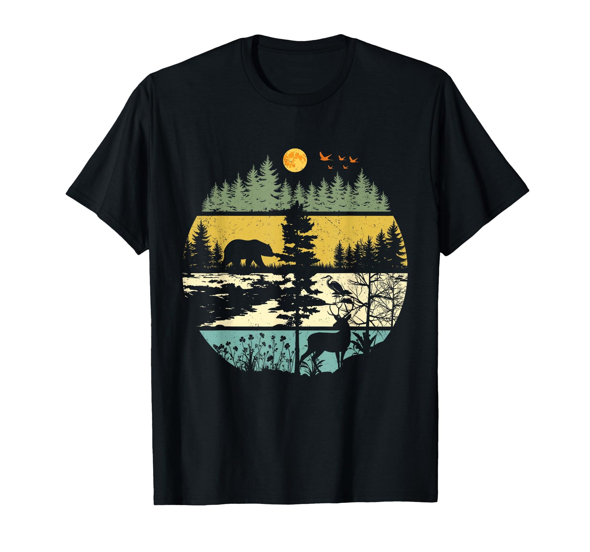 Forest Nature Wildlife Outdoor Animal T-Shirt - Streetwear Style Men Women - T-Shirt, Sweatshirt, Hoodie