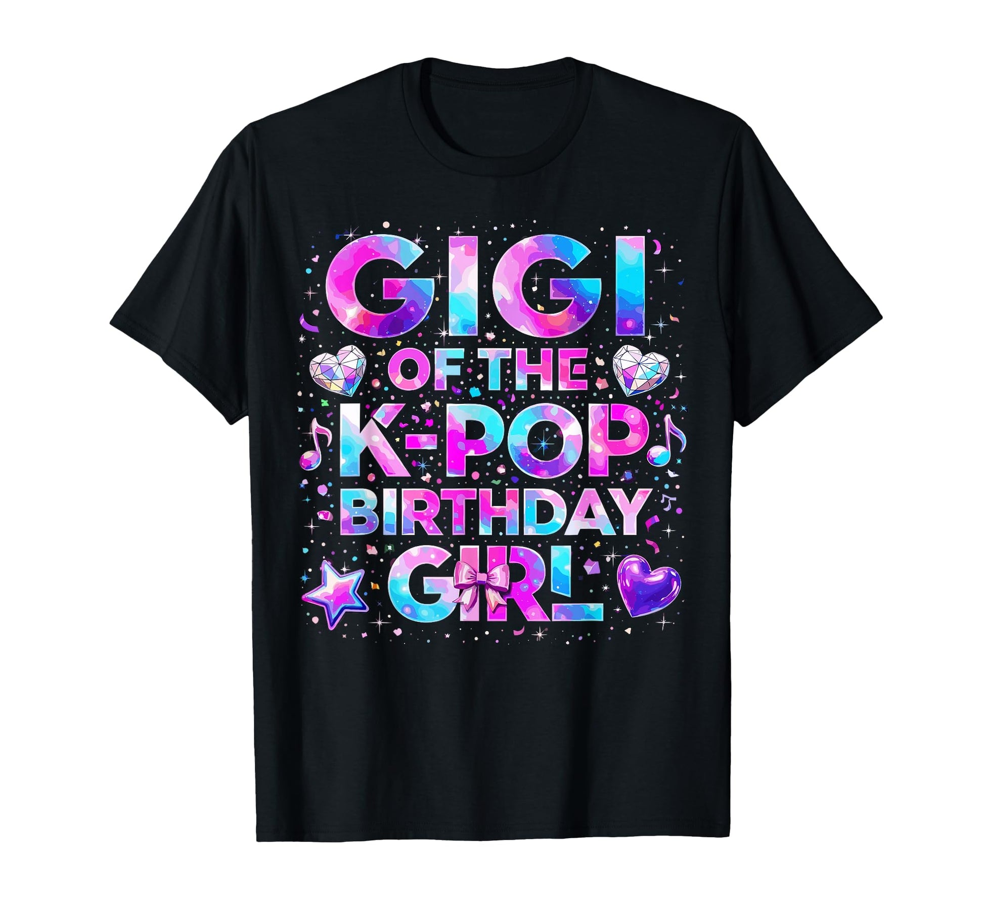 Gigi K Pop Birthday Korean Music T-Shirt - Graphic Print for Adults - T-Shirt, Sweatshirt, Hoodie