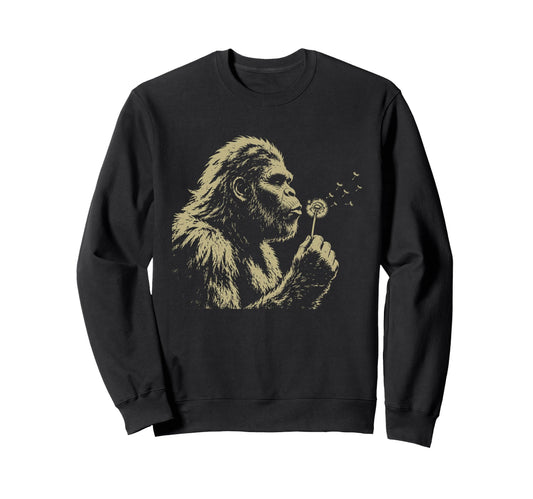 Blowing Wishes Funny Bigfoot Sweatshirt - Streetwear Style Men Women - T-Shirt, Sweatshirt, Hoodie