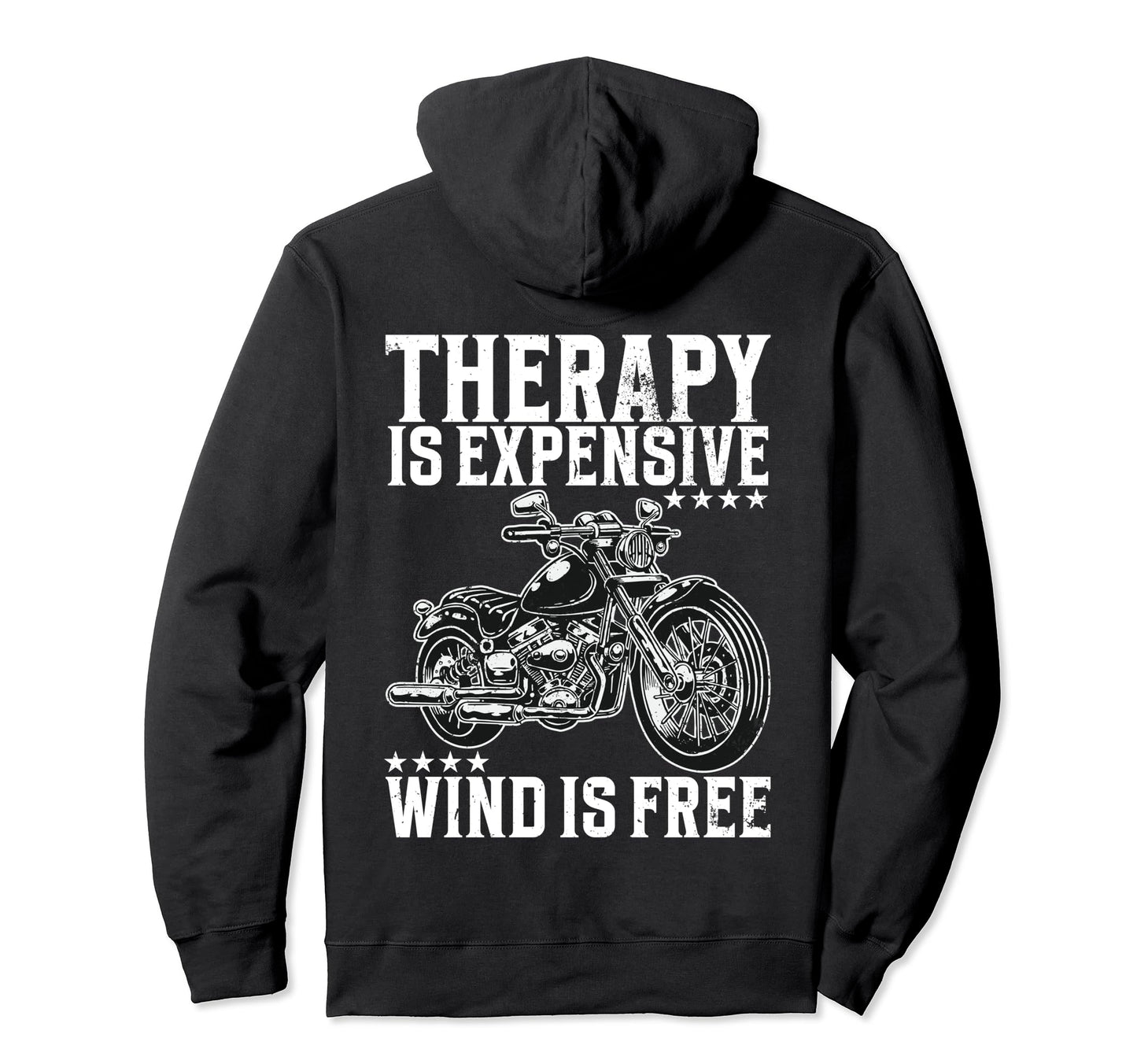 Therapy Is Expensive Wind Is Free Hoodie - Trendy Graphic Men Women - T-Shirt, Sweatshirt, Hoodie