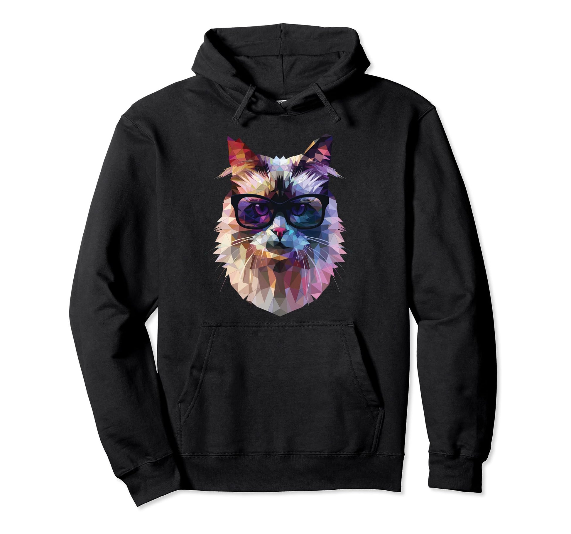 Cat Dad Mom Sunglasses Birman Hoodie - Novelty Apparel Men Women - T-Shirt, Sweatshirt, Hoodie